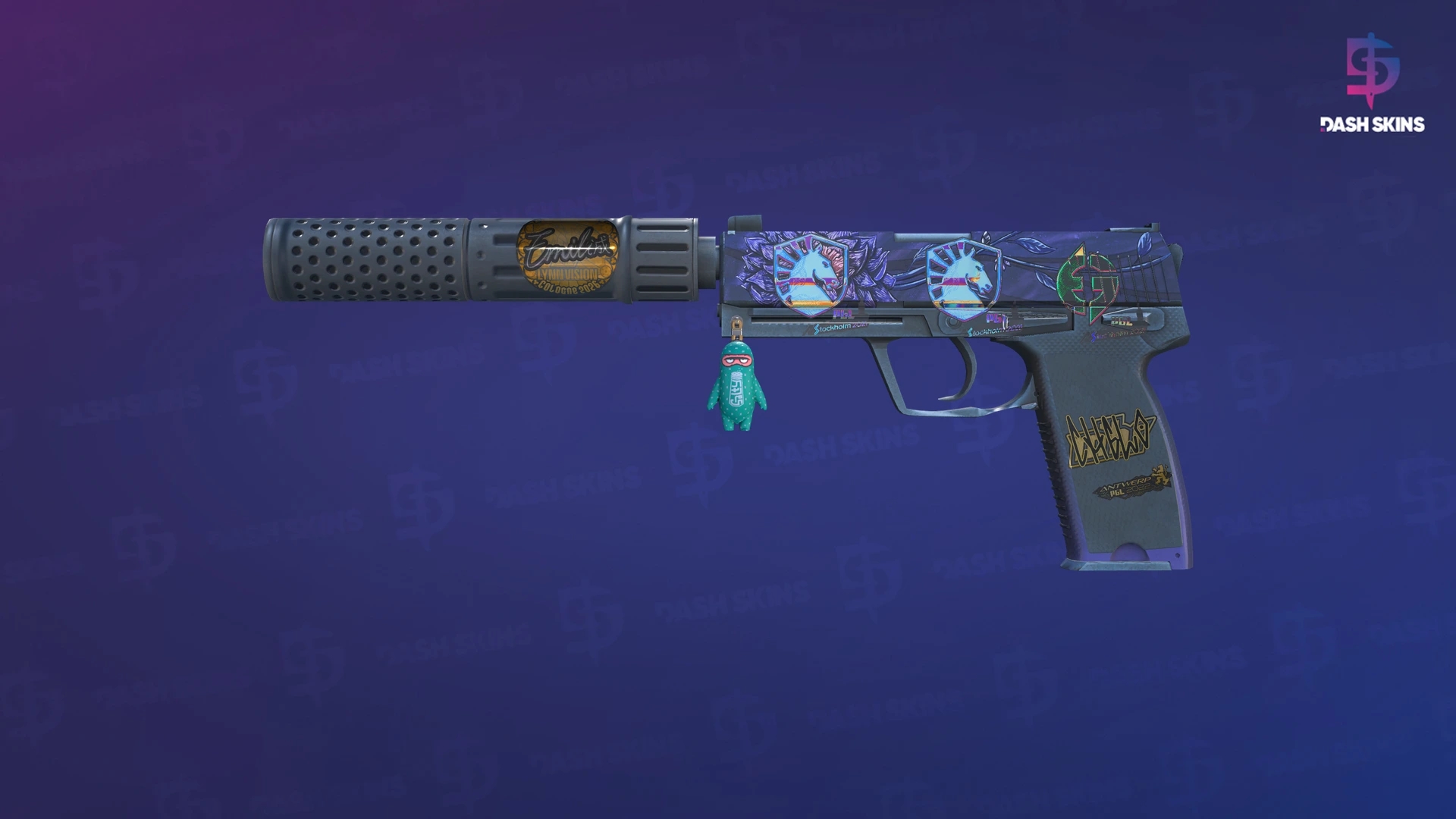 USP-S | Black Lotus (Minimal Wear) Screenshot Playside