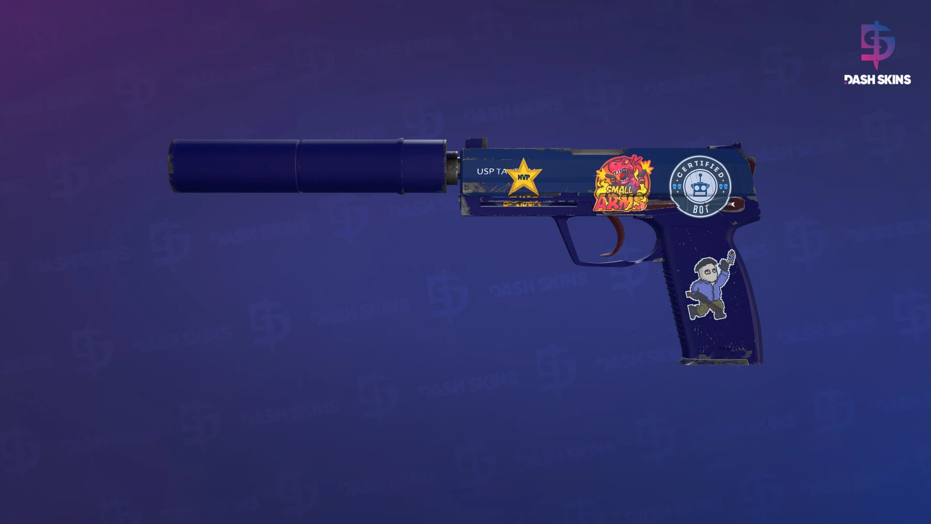 USP-S | Royal Blue (Minimal Wear) Screenshot Playside