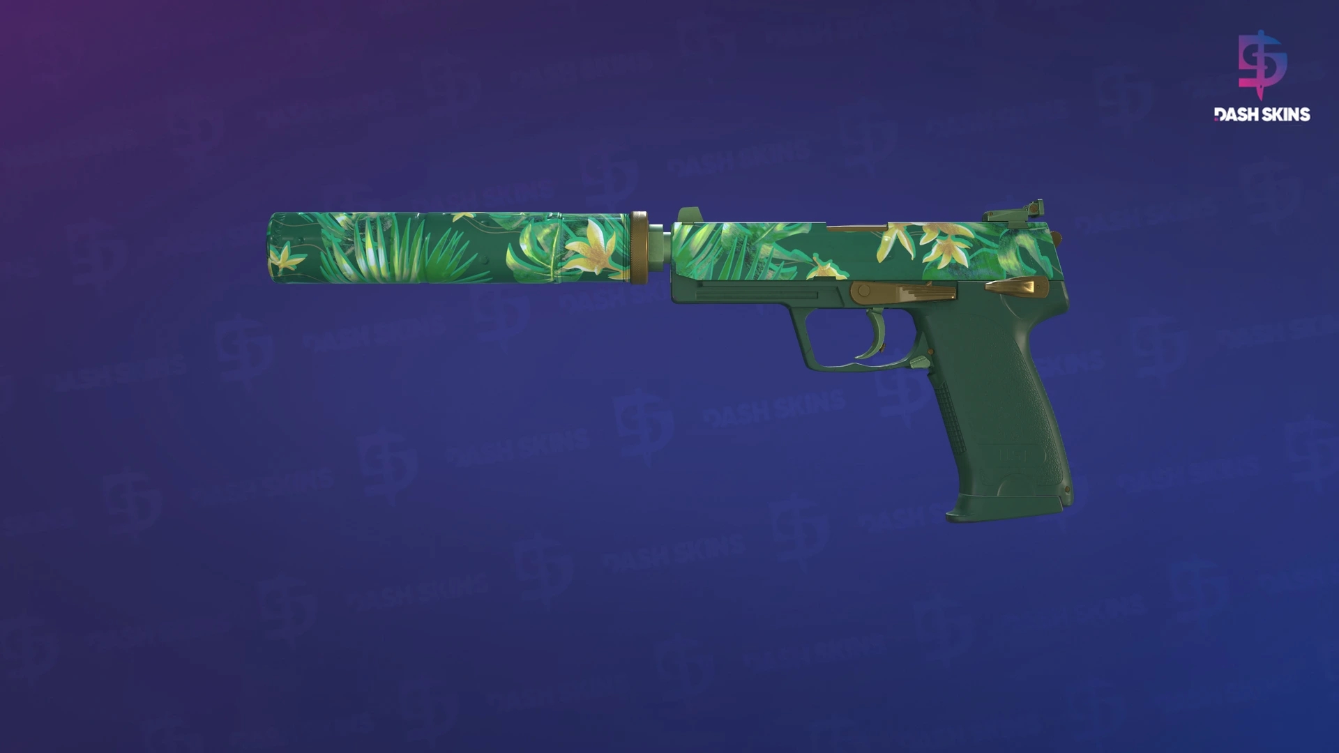 USP-S | Tropical Breeze (Minimal Wear) Screenshot Playside