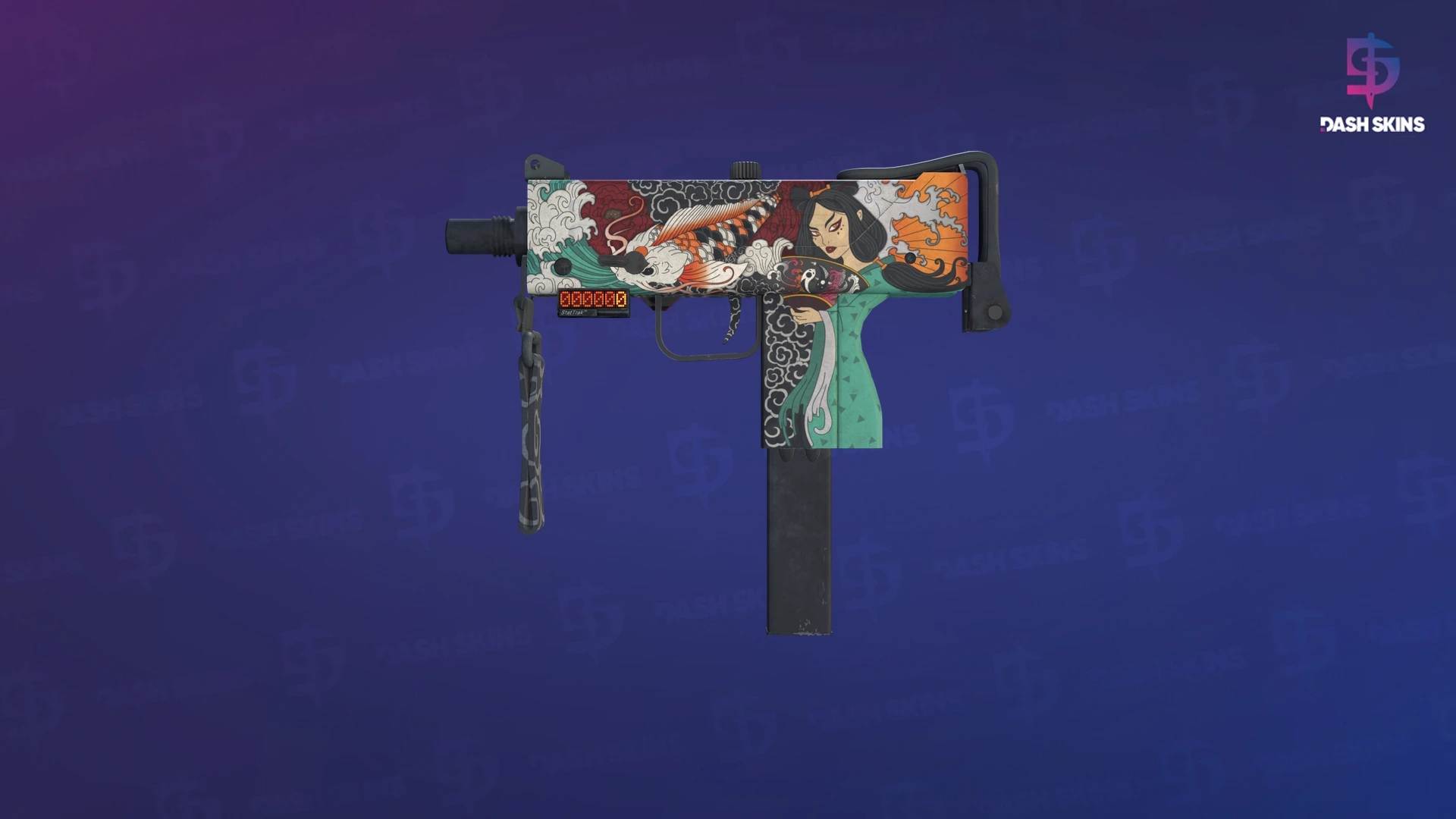 StatTrak™ MAC-10 | Allure (Minimal Wear) Screenshot Playside