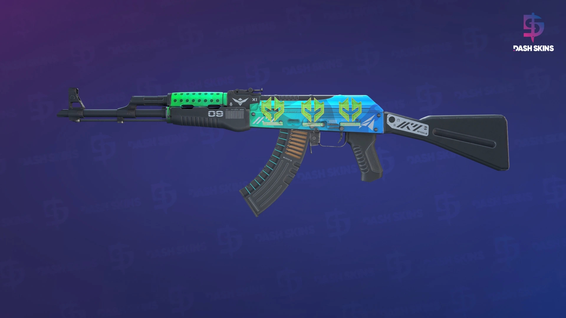 AK-47 | Ice Coaled (Field-Tested) Screenshot Playside