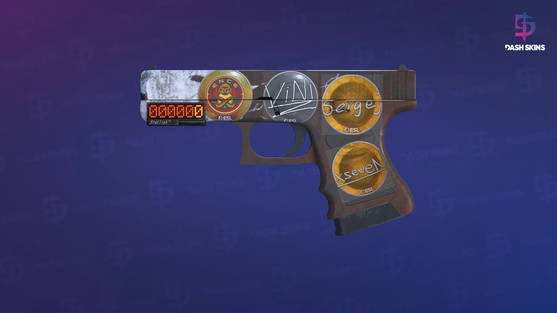 StatTrak™ Glock-18 | Oxide Blaze (Minimal Wear) Screenshot Playside