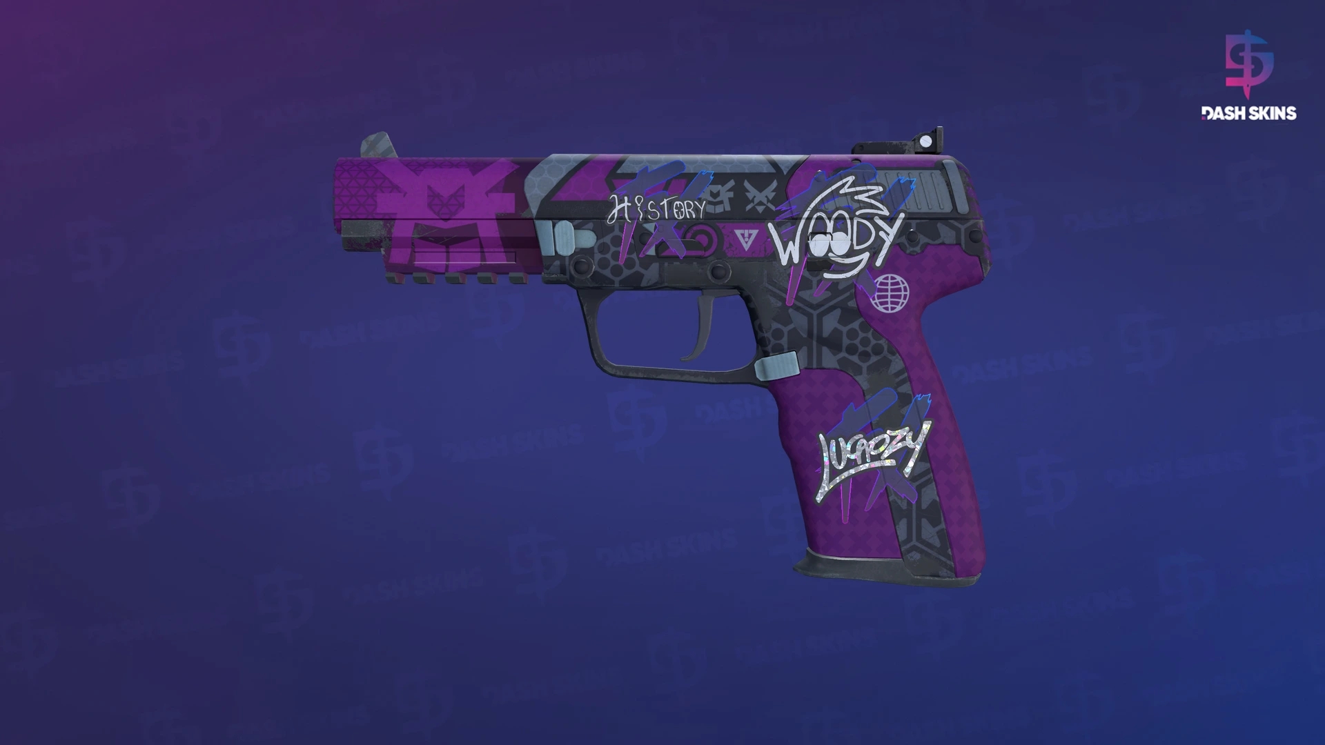Five-SeveN | Violent Daimyo (Field-Tested) Screenshot Playside