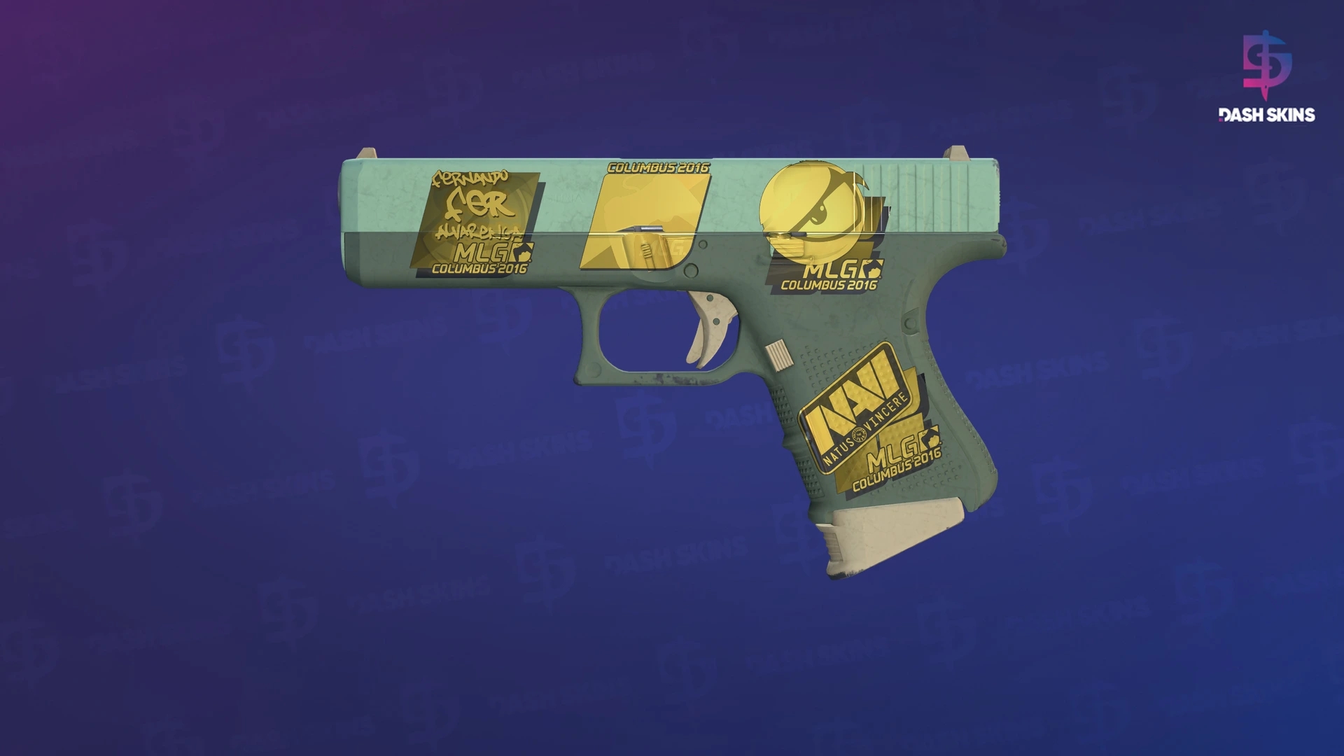Souvenir Glock-18 | Groundwater (Minimal Wear) Screenshot Playside