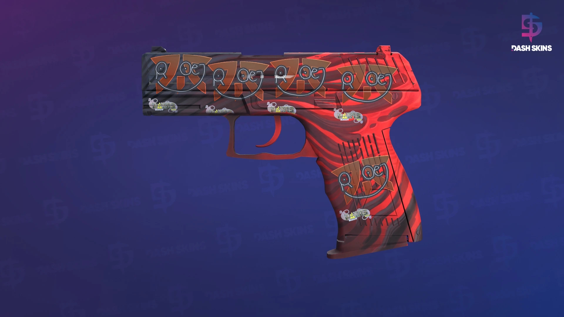 P2000 | Obsidian (Minimal Wear) Screenshot Playside