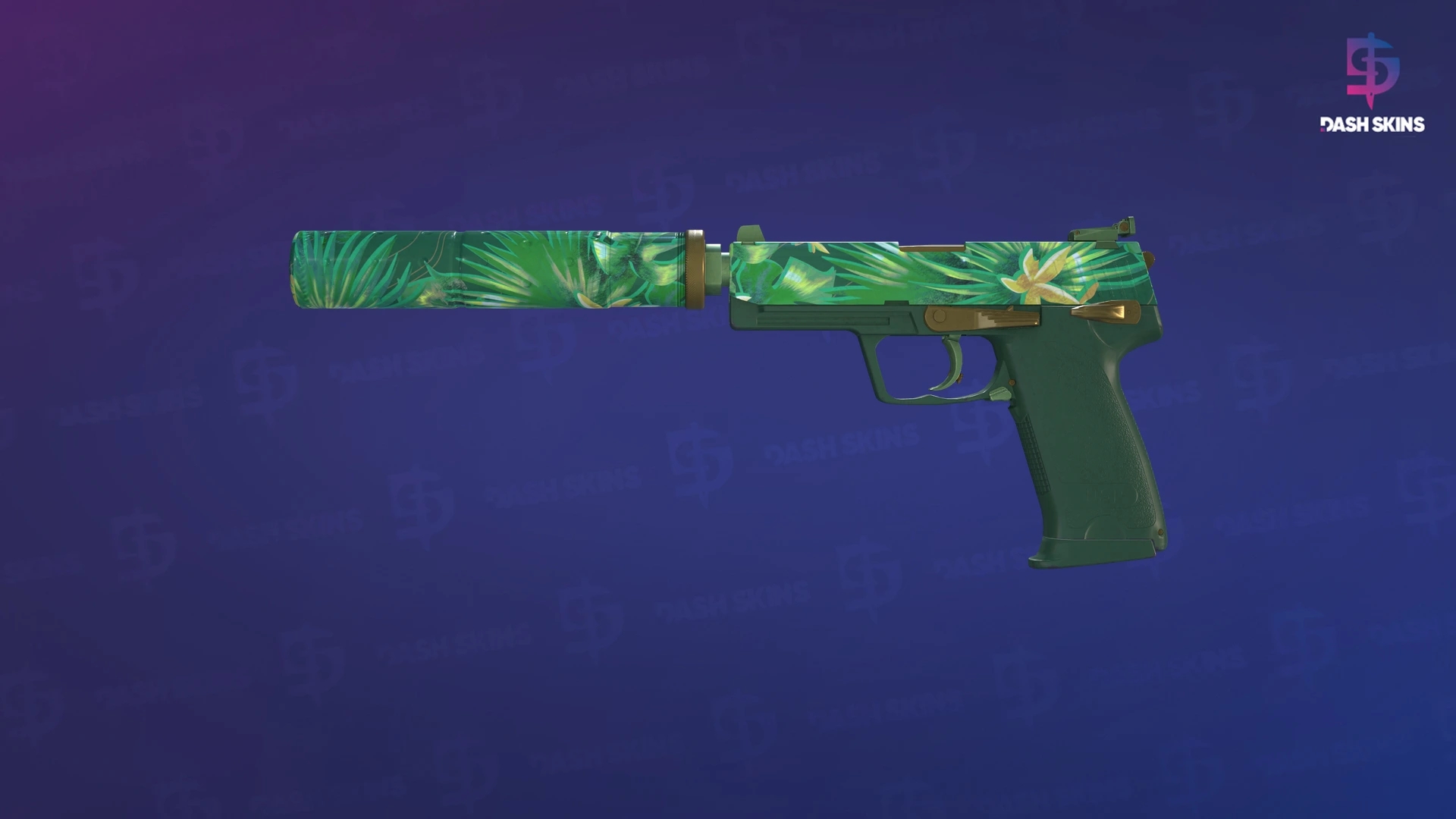USP-S | Tropical Breeze (Minimal Wear) Screenshot Playside