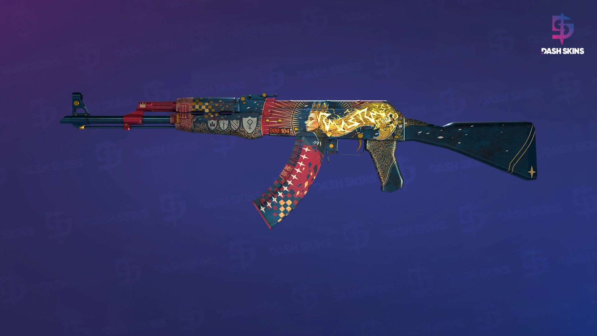 StatTrak™ AK-47 | The Empress (Field-Tested) Screenshot Playside