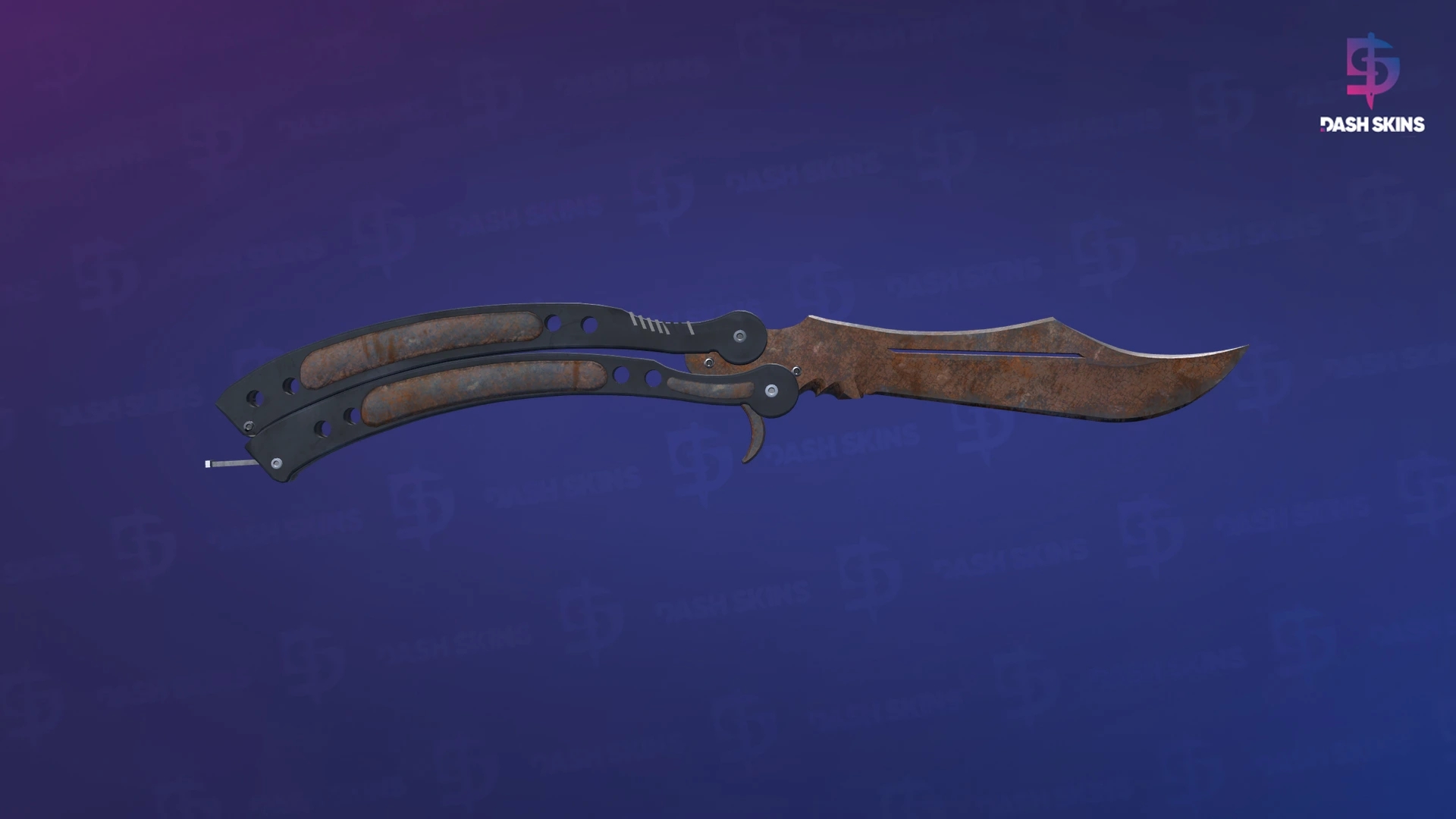 ★ Butterfly Knife | Rust Coat (Battle-Scarred) Screenshot Playside