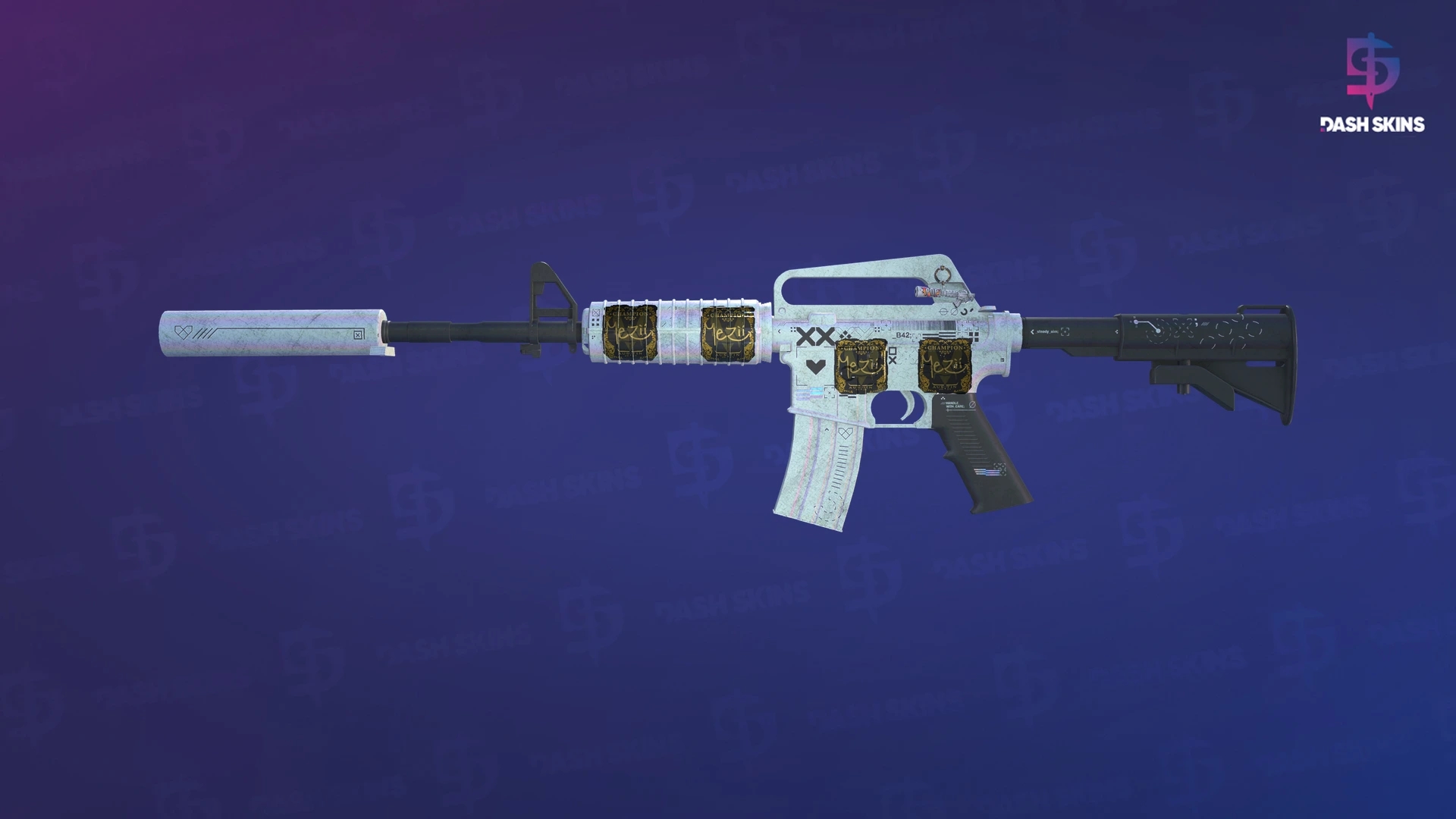 M4A1-S | Printstream (Battle-Scarred) Screenshot Playside