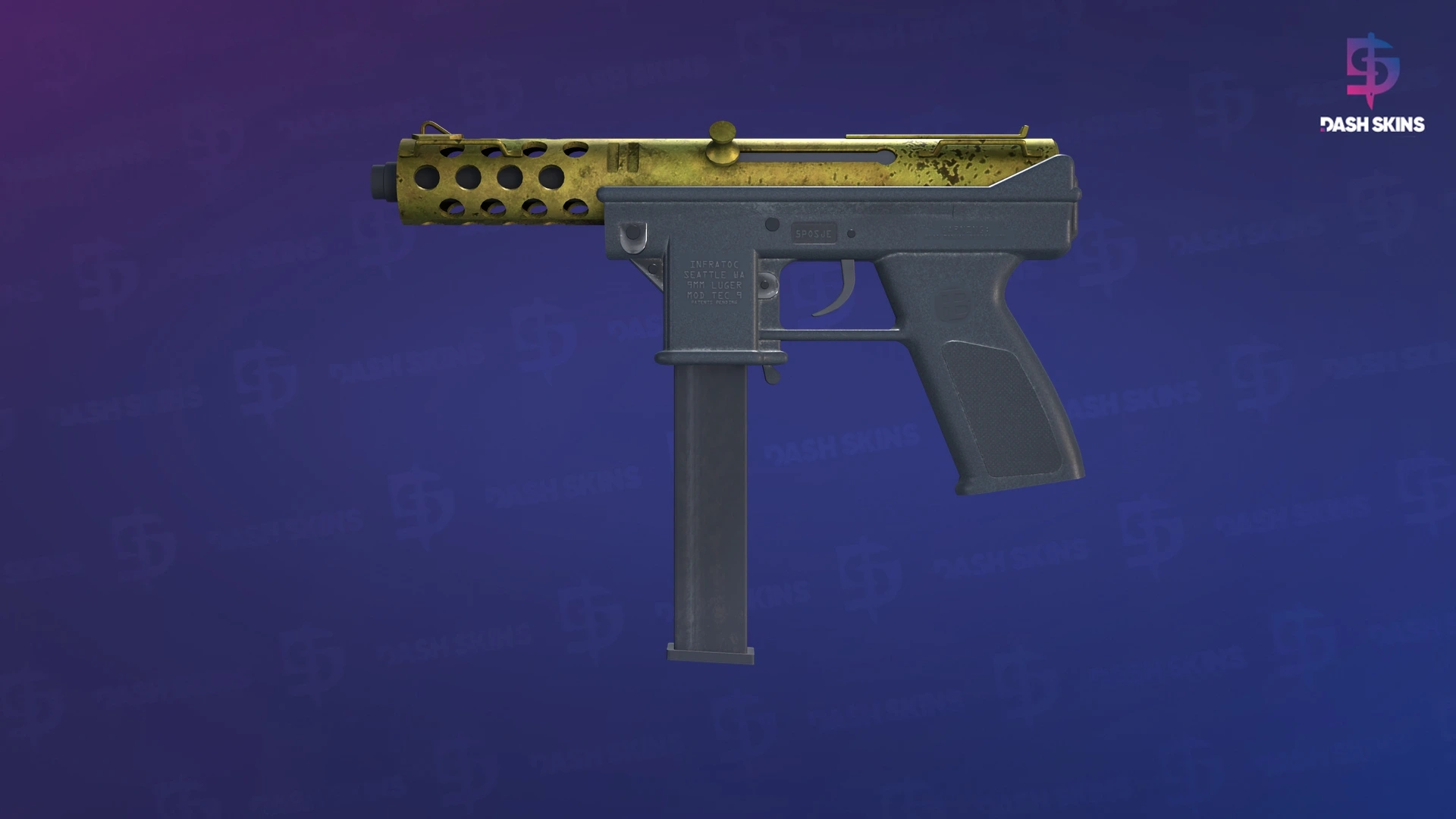 Tec-9 | Brass (Minimal Wear) Screenshot Playside