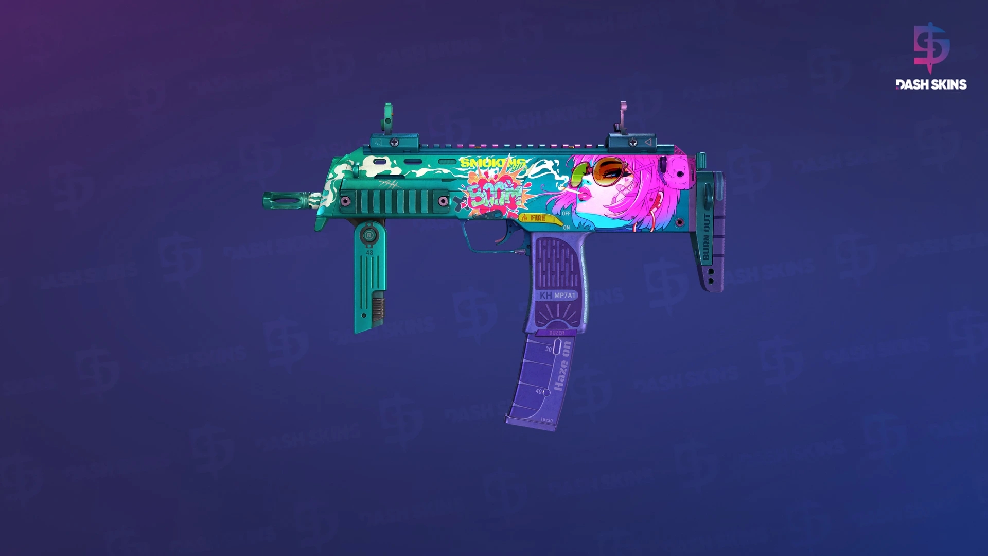 MP7 | Smoking Kills (Factory New) Screenshot Playside