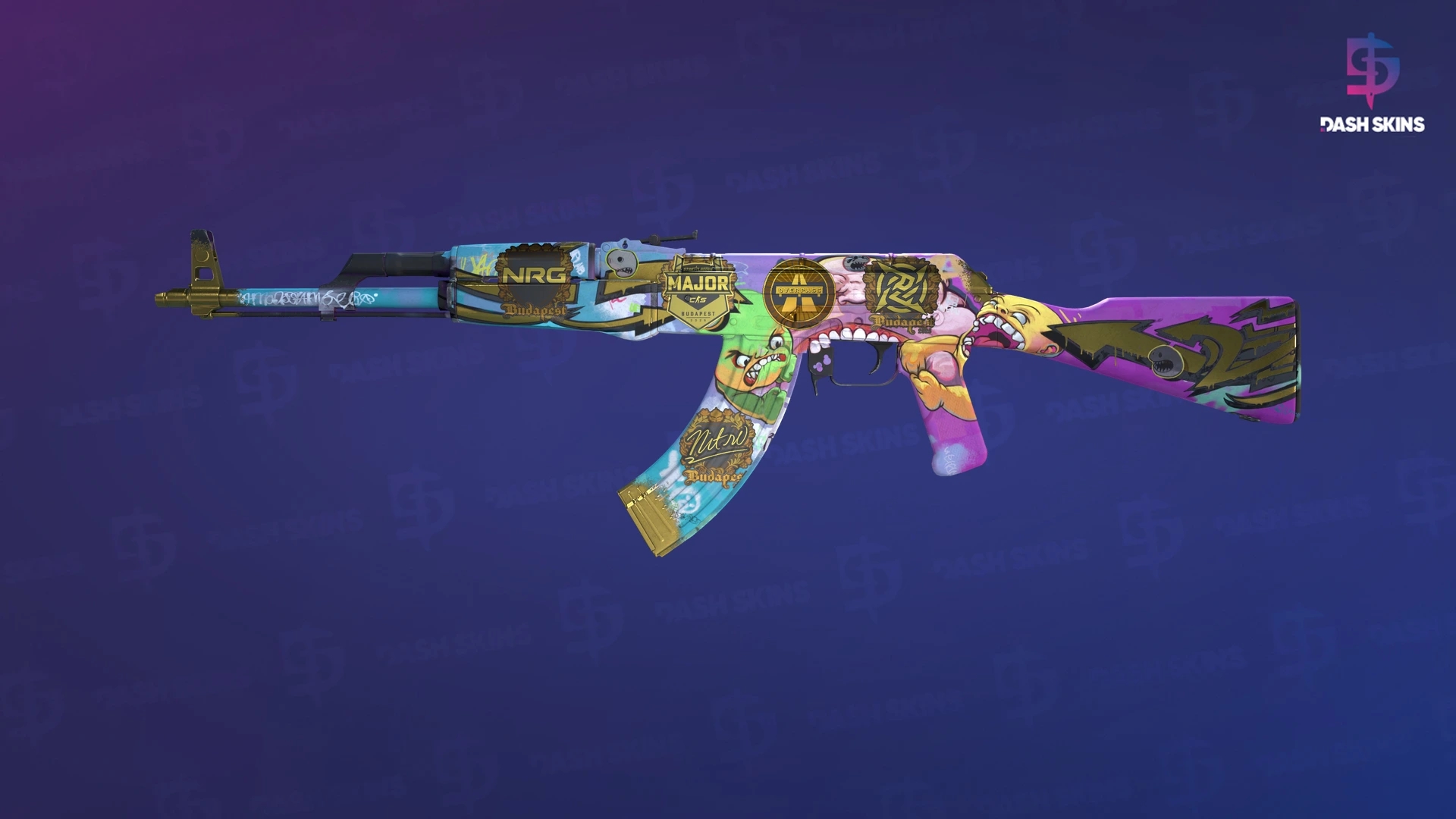 Souvenir AK-47 | B the Monster (Field-Tested) Screenshot Playside