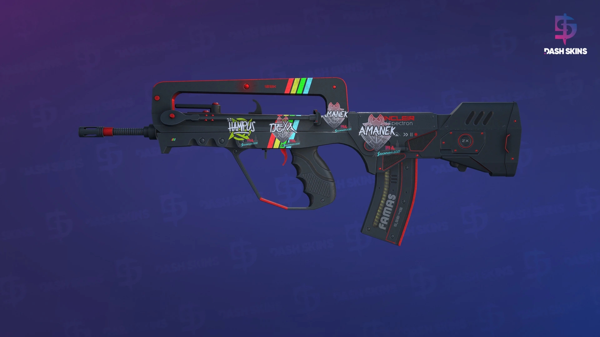 FAMAS | ZX Spectron (Battle-Scarred) Screenshot Playside