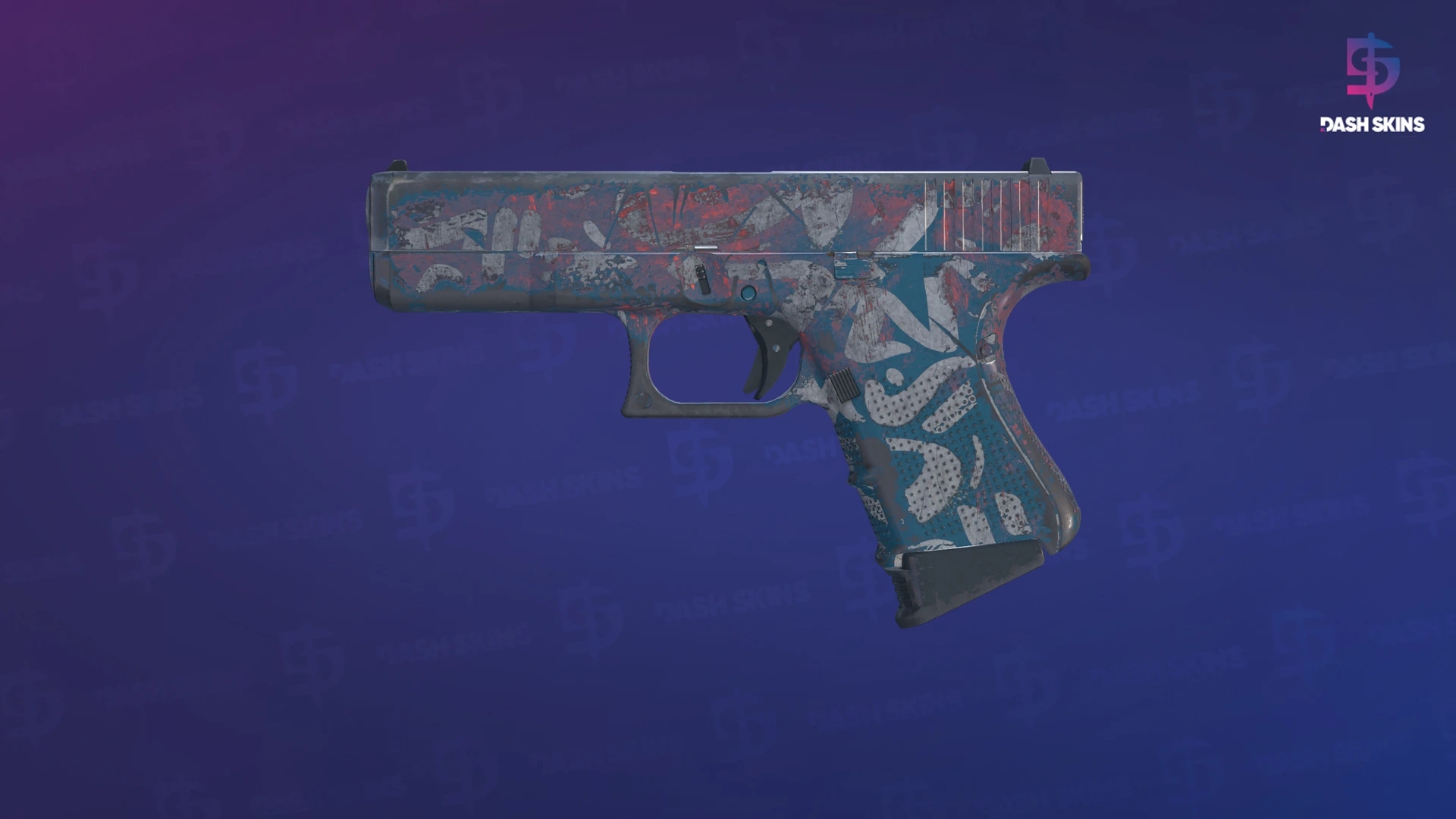 Glock-18 | Teal Graf (Field-Tested) Screenshot Playside