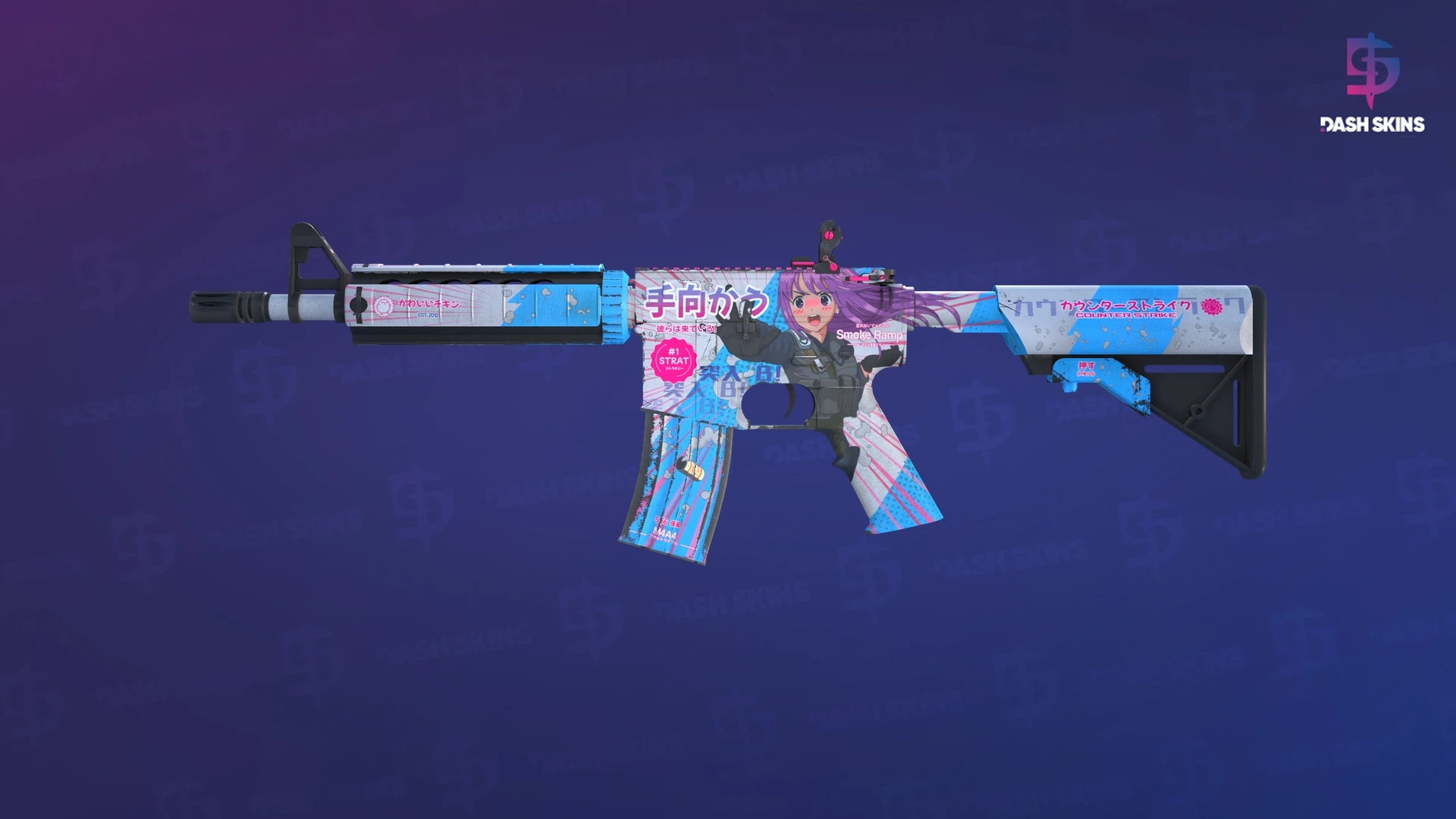 M4A4 | Temukau (Field-Tested) Screenshot Playside