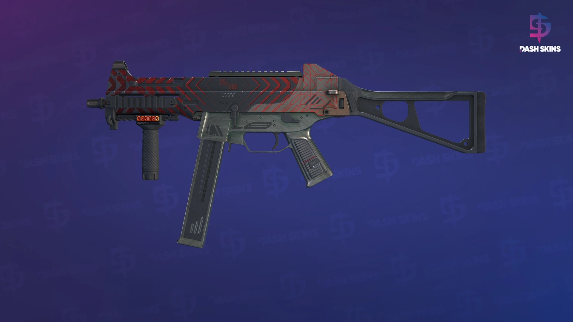 StatTrak™ UMP-45 | Fragment (Well-Worn) Screenshot Playside