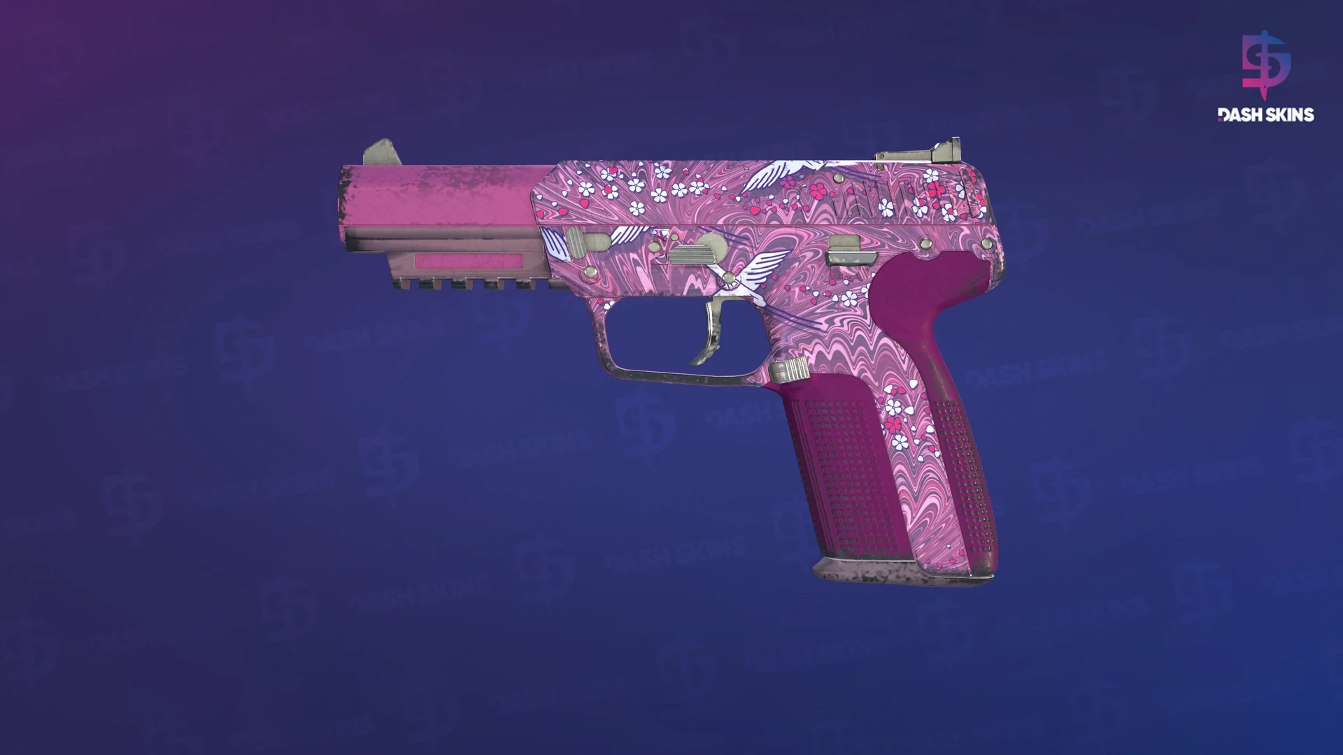 Five-SeveN | Fraise Crane (Minimal Wear) Screenshot Playside