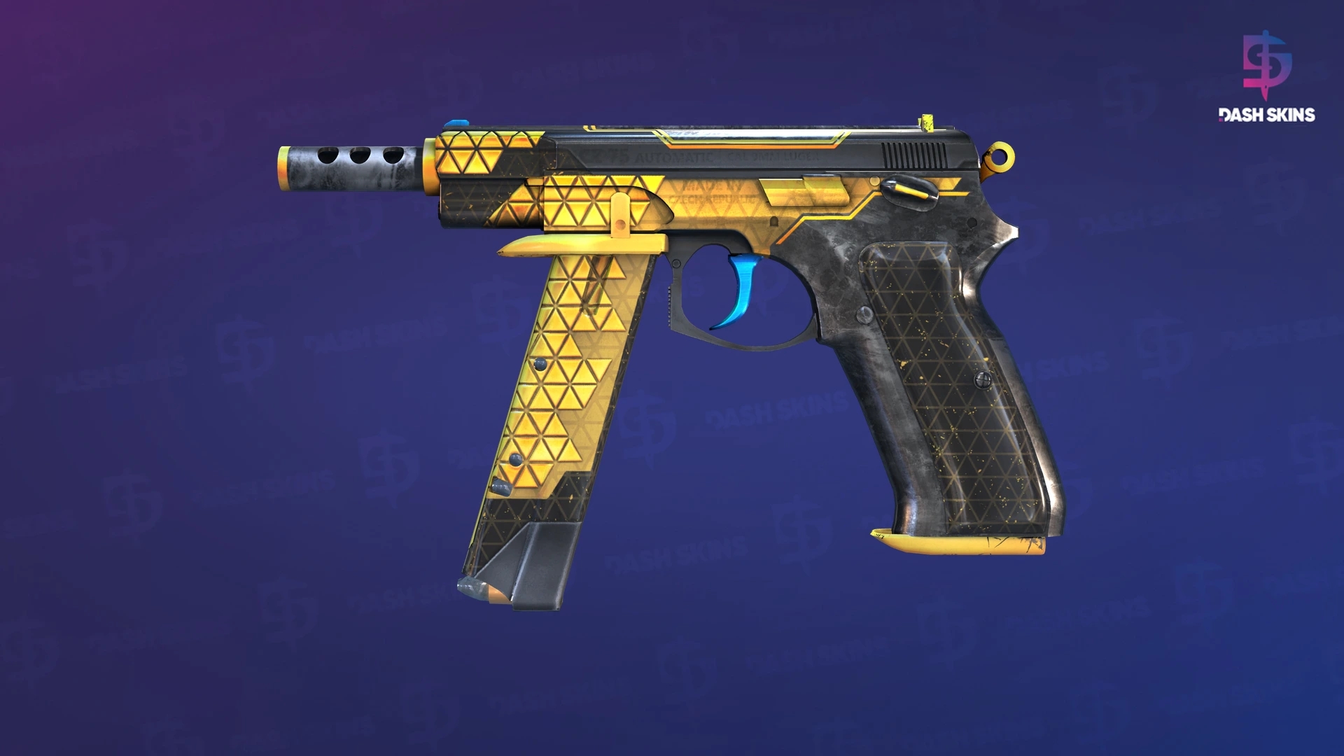 CZ75-Auto | Syndicate (Minimal Wear) Screenshot Playside