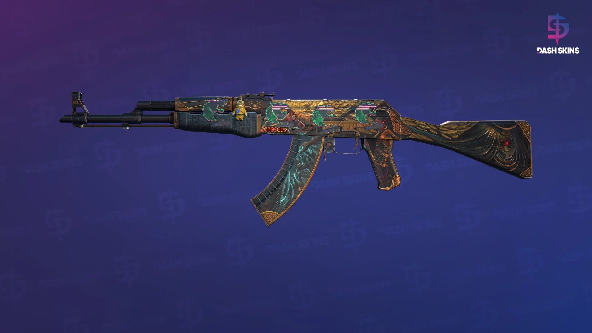 StatTrak™ AK-47 | Legion of Anubis (Minimal Wear) Screenshot Playside