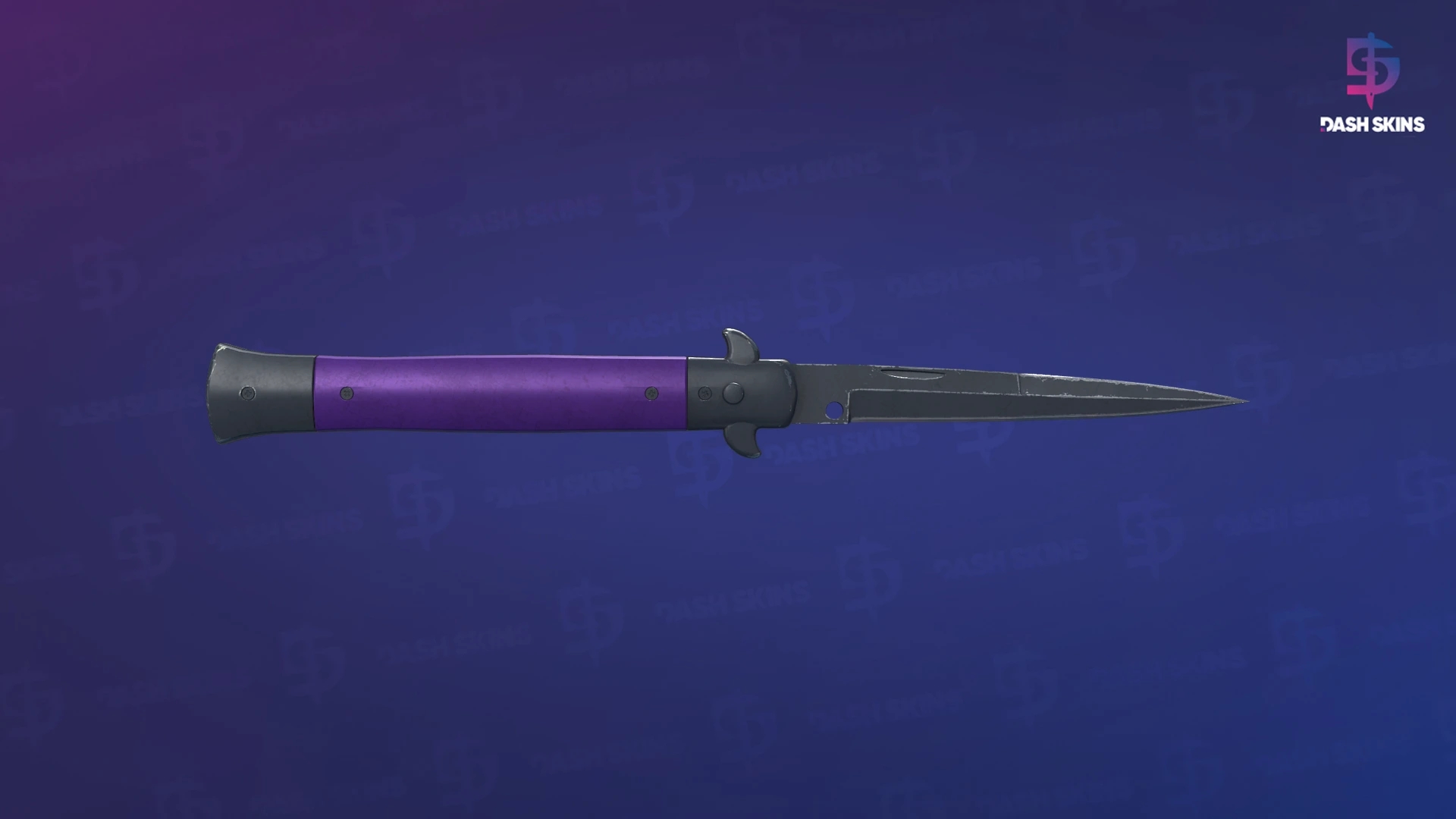 ★ Stiletto Knife | Ultraviolet (Field-Tested) Screenshot Playside