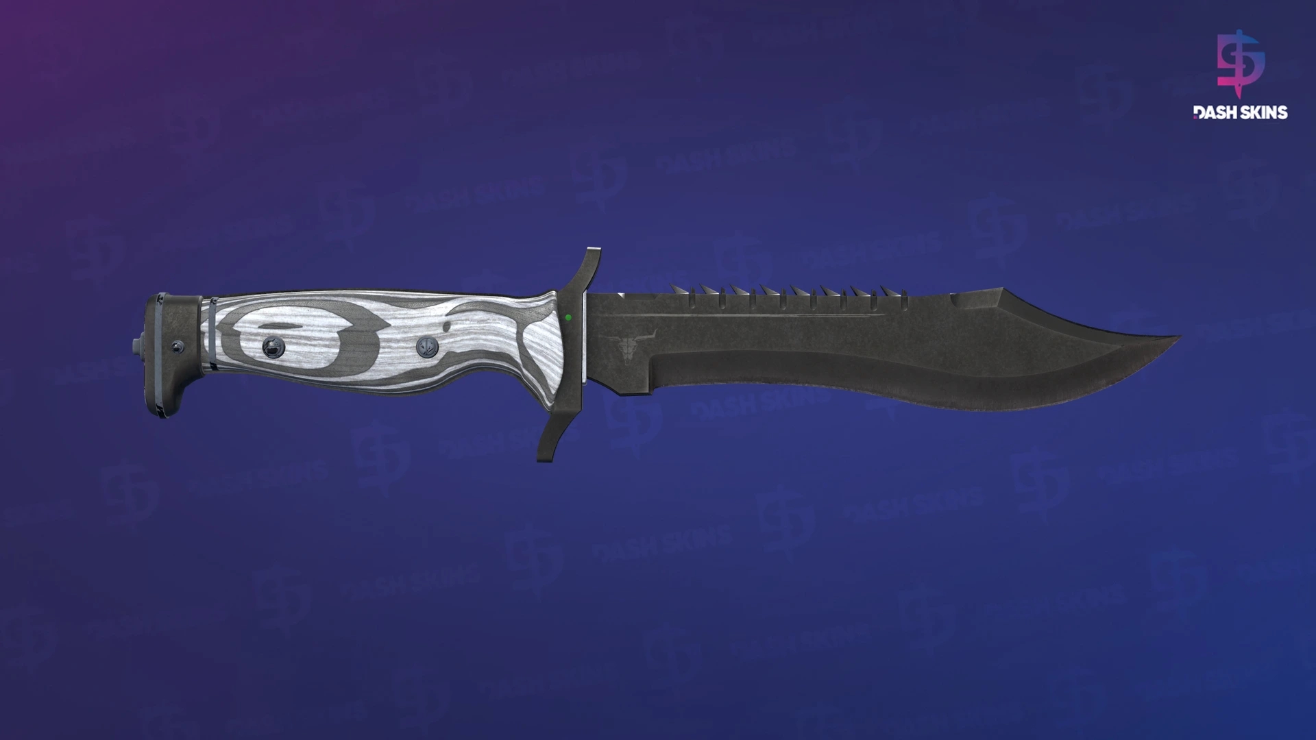 ★ Bowie Knife | Black Laminate (Well-Worn) Screenshot Playside