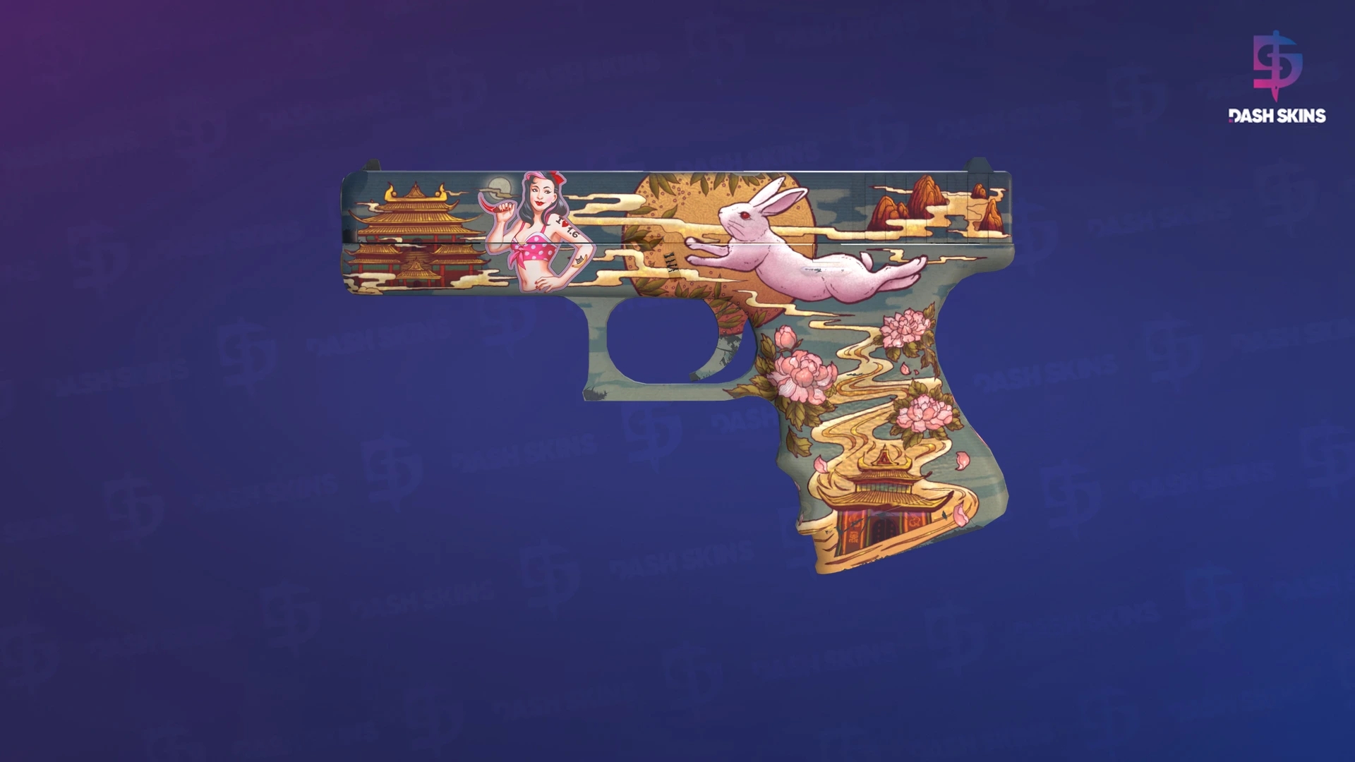 Glock-18 | Umbral Rabbit (Minimal Wear) Screenshot Playside