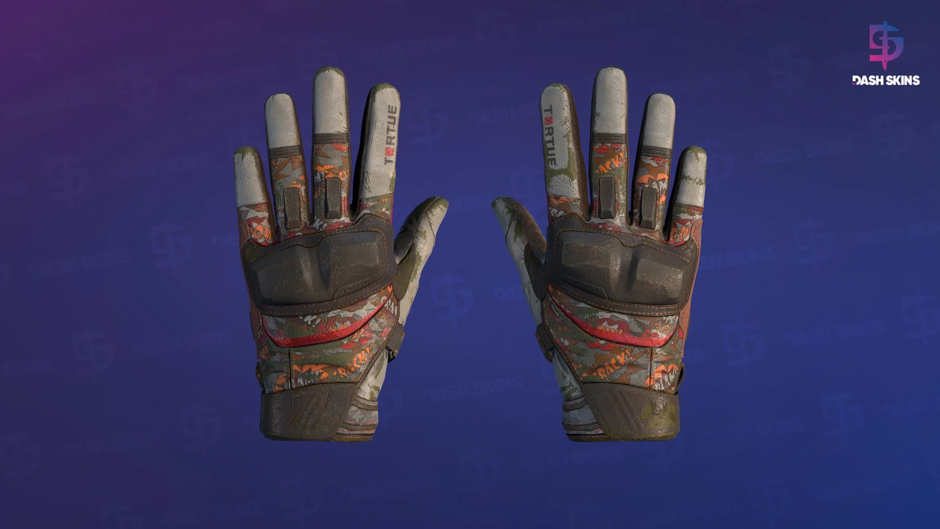 ★ Moto Gloves | POW! (Battle-Scarred) Screenshot Playside