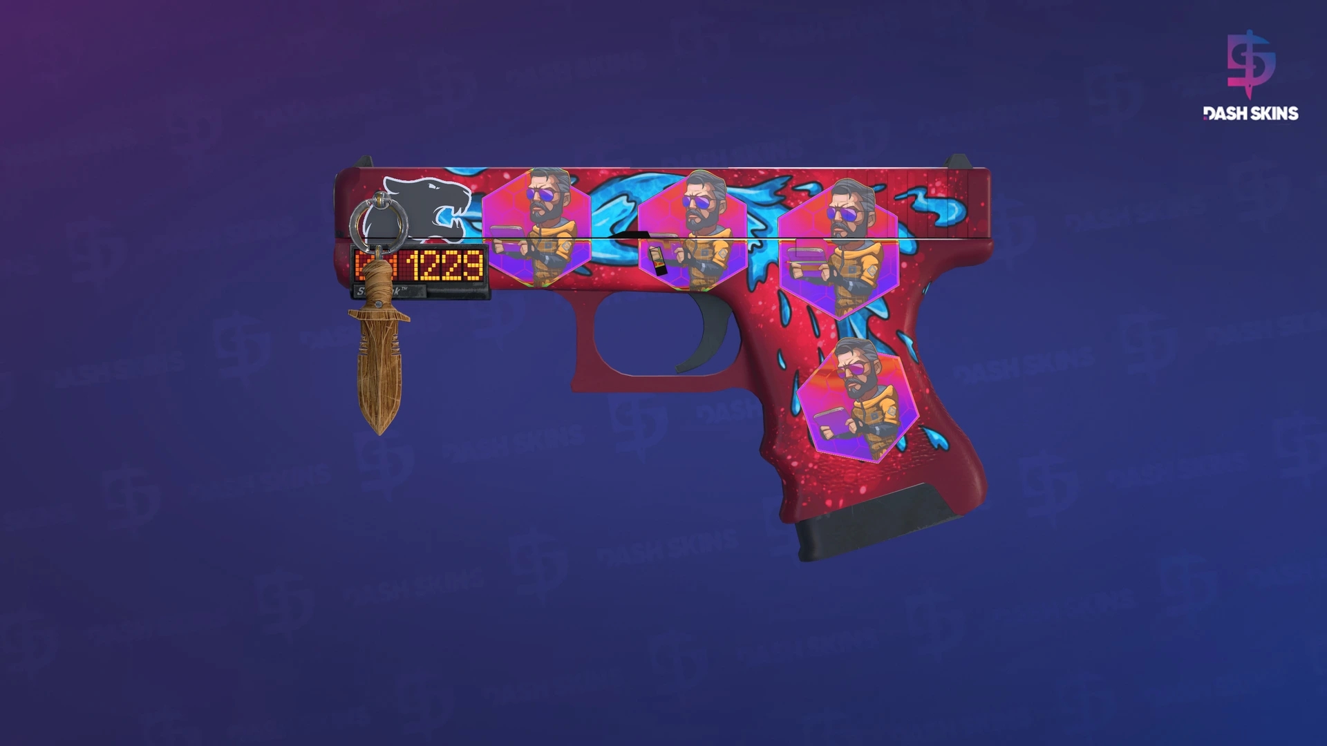 StatTrak™ Glock-18 | Water Elemental (Factory New) Screenshot Playside