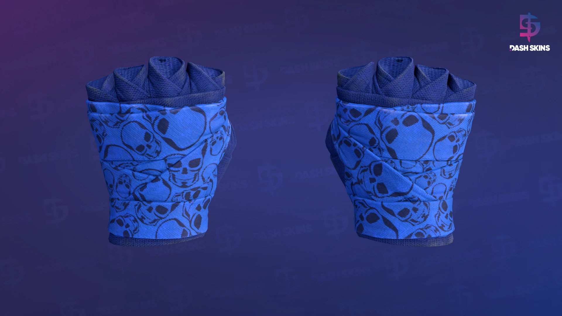 ★ Hand Wraps | Cobalt Skulls (Minimal Wear) Screenshot Playside