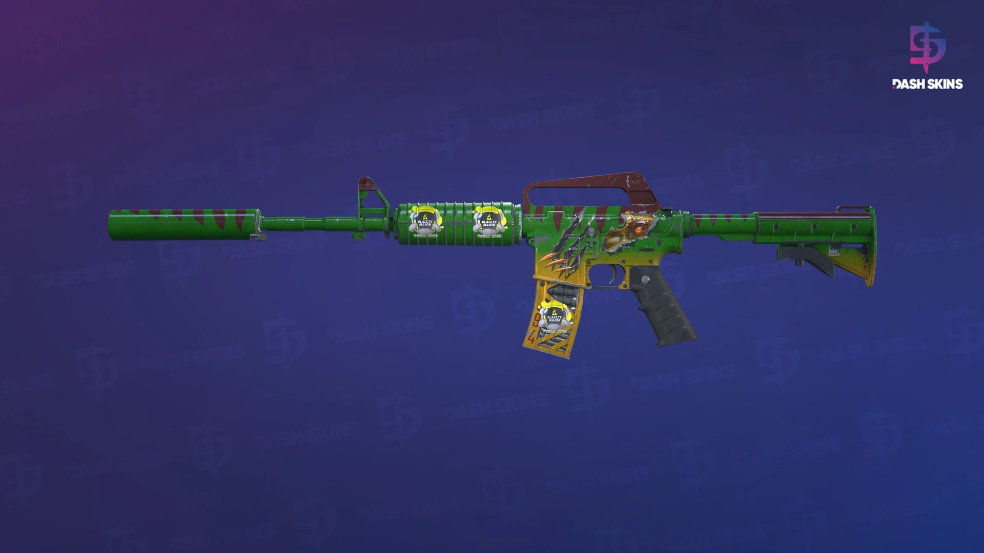M4A1-S | Emphorosaur-S (Well-Worn) Screenshot Playside