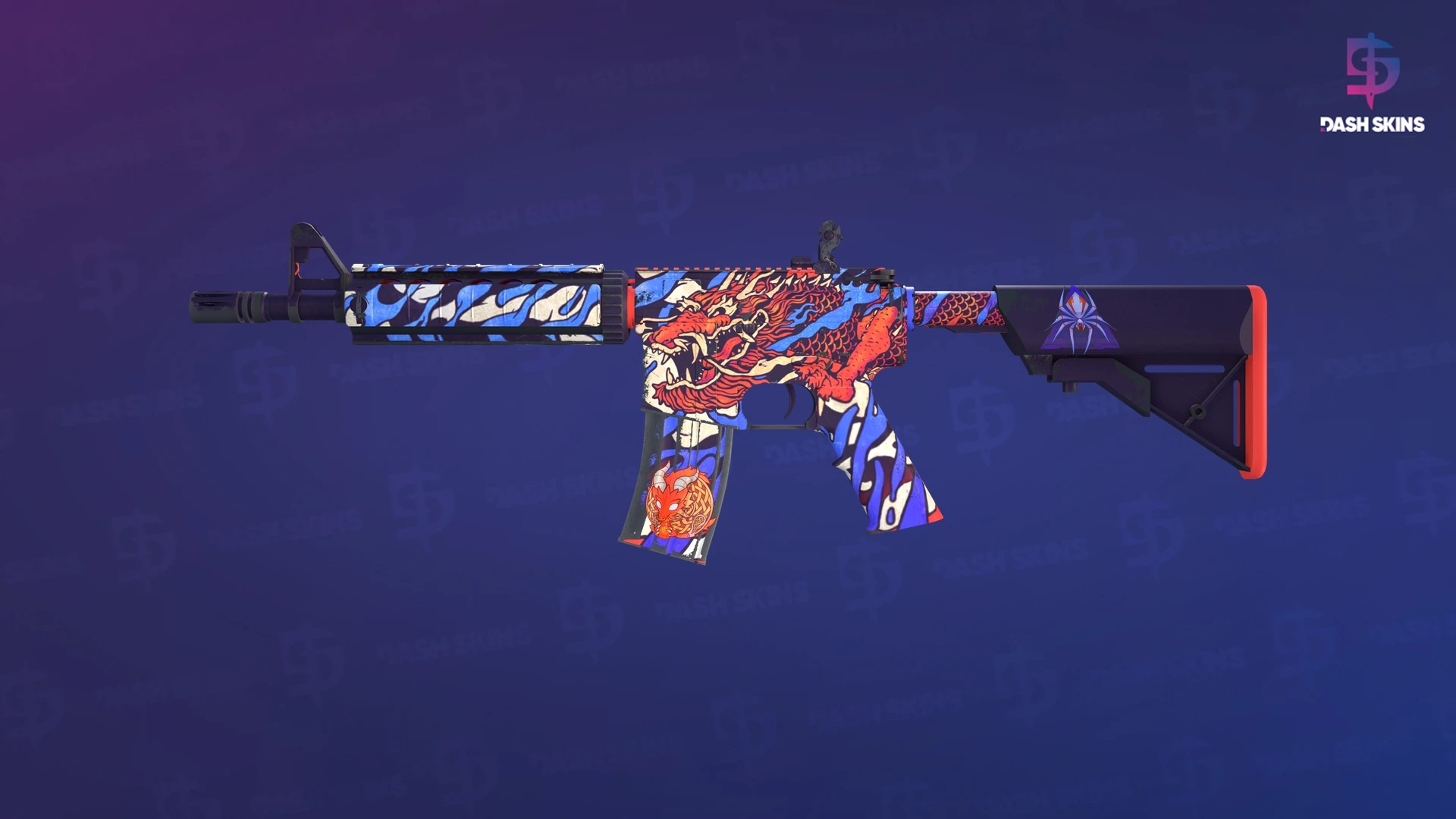 M4A4 | 龍王 (Dragon King) (Minimal Wear) Screenshot Playside