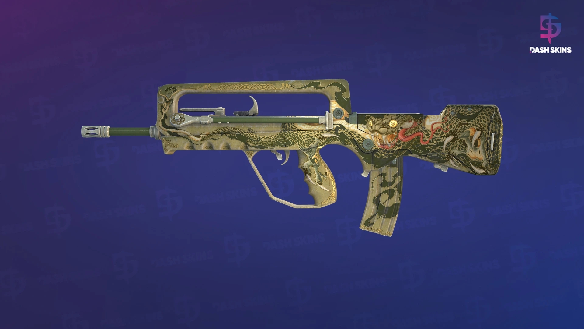 FAMAS | Snake Song (Minimal Wear) Screenshot Playside