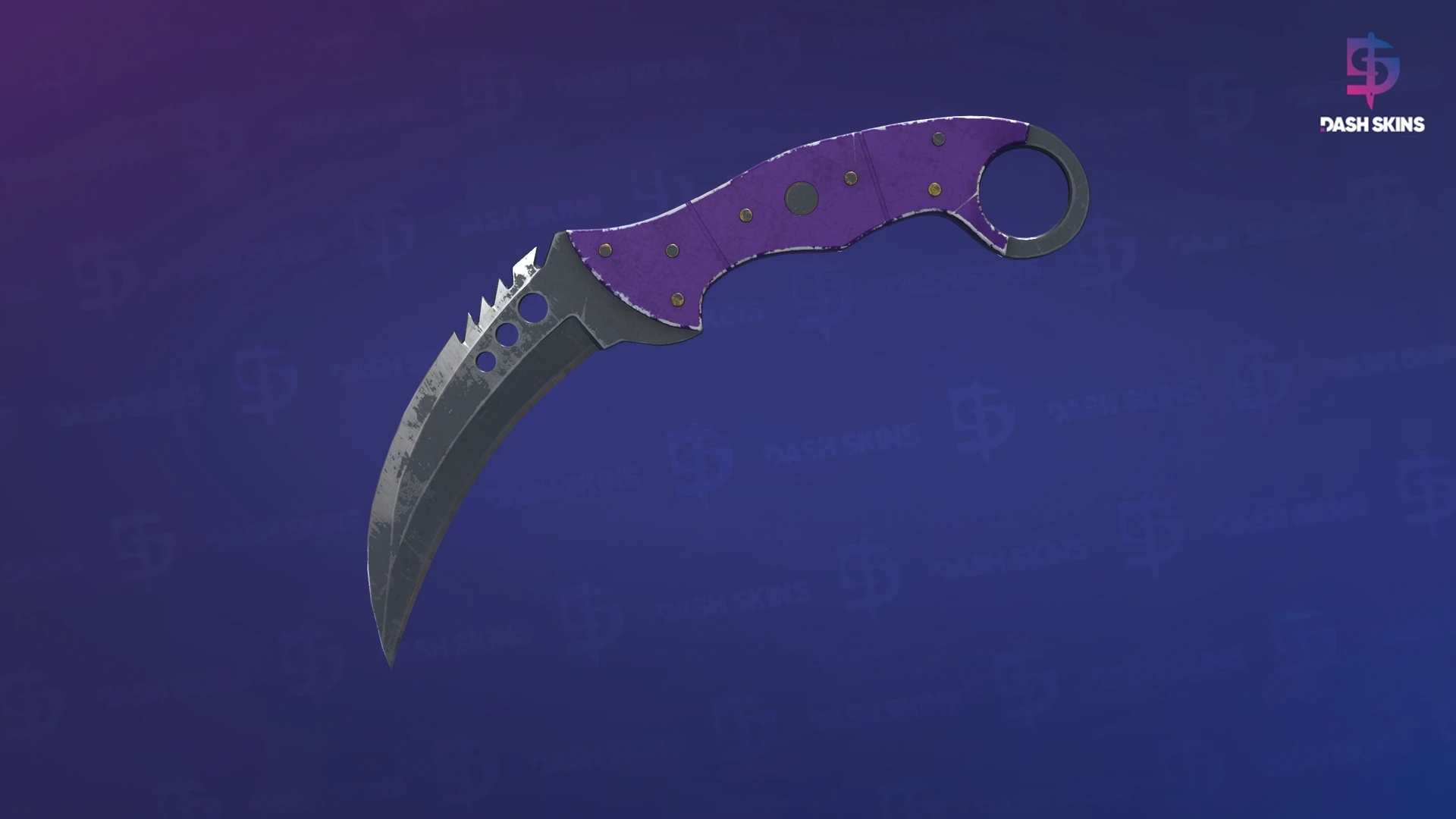 ★ Talon Knife | Ultraviolet (Battle-Scarred) Screenshot Playside