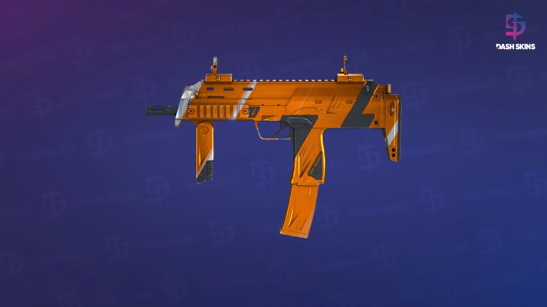 MP7 | Amberline (Minimal Wear) Screenshot Playside