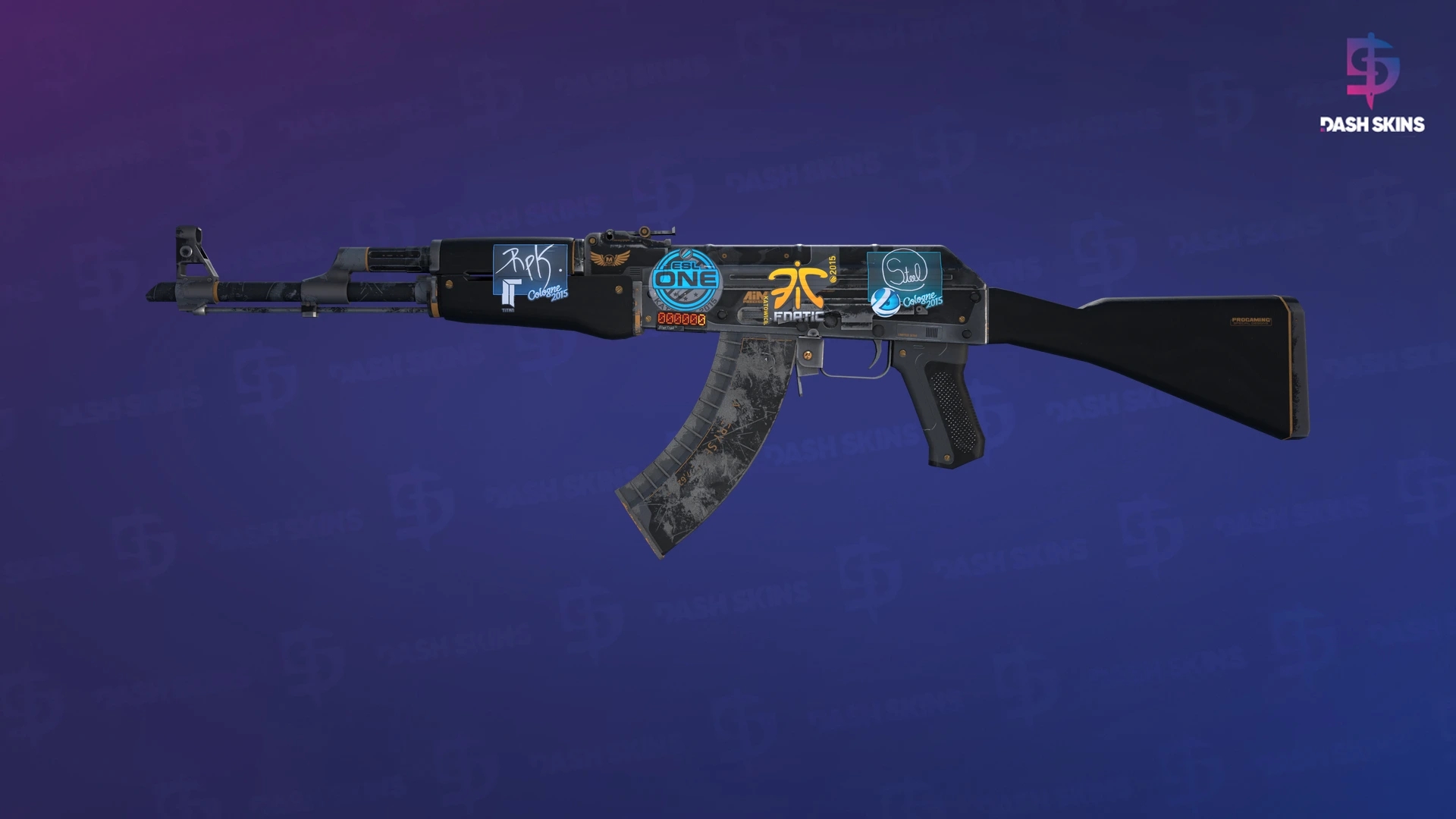 StatTrak™ AK-47 | Elite Build (Well-Worn) Screenshot Playside