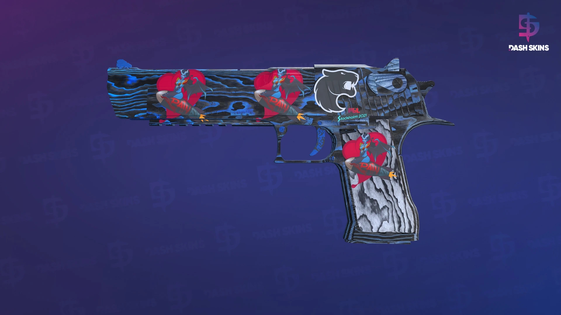 Desert Eagle | Blue Ply (Field-Tested) Screenshot Playside