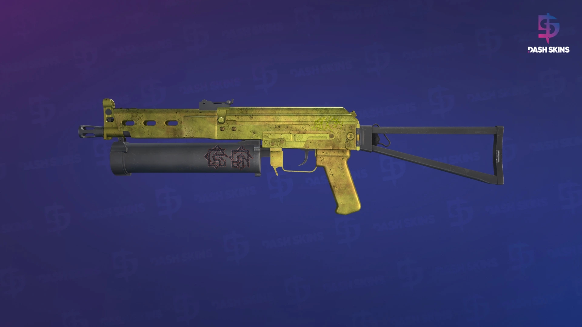 PP-Bizon | Brass (Factory New) Screenshot Playside
