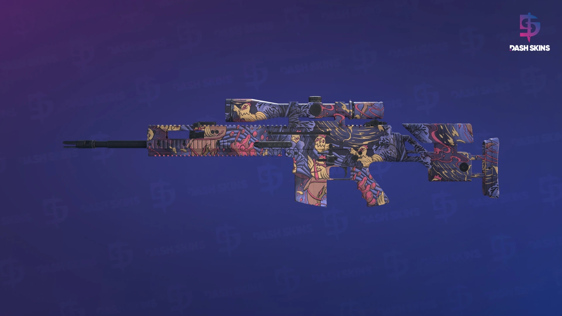 SCAR-20 | Poultrygeist (Factory New) Screenshot Playside