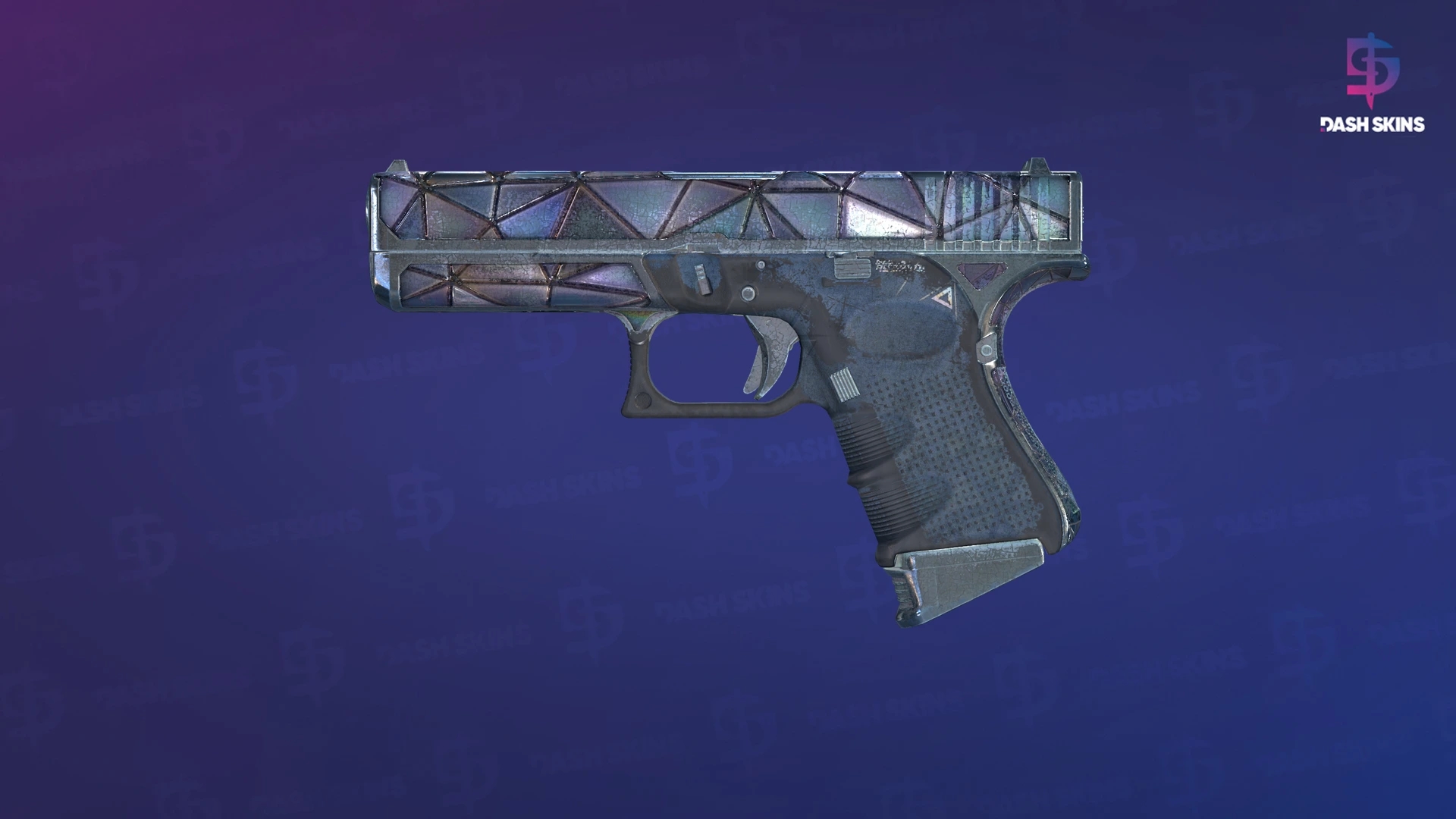 Glock-18 | Mirror Mosaic (Battle-Scarred) Screenshot Playside