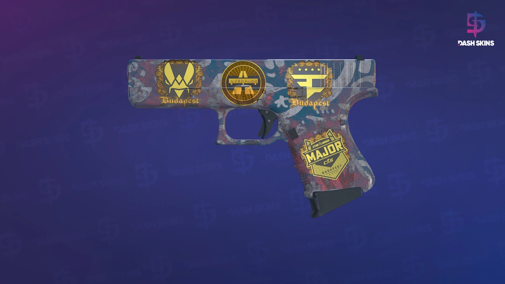 Souvenir Glock-18 | Teal Graf (Minimal Wear) Screenshot Playside