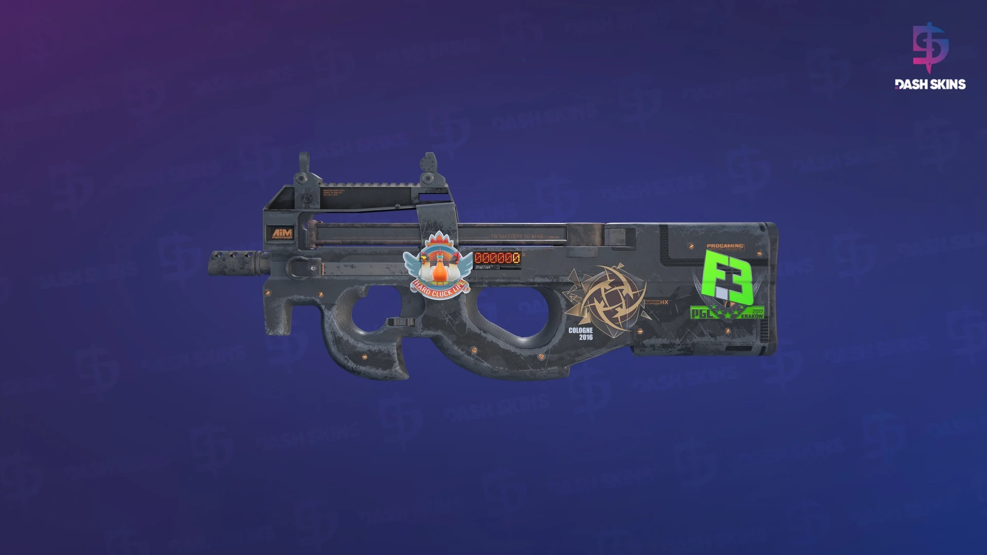 StatTrak™ P90 | Elite Build (Well-Worn) Screenshot Playside