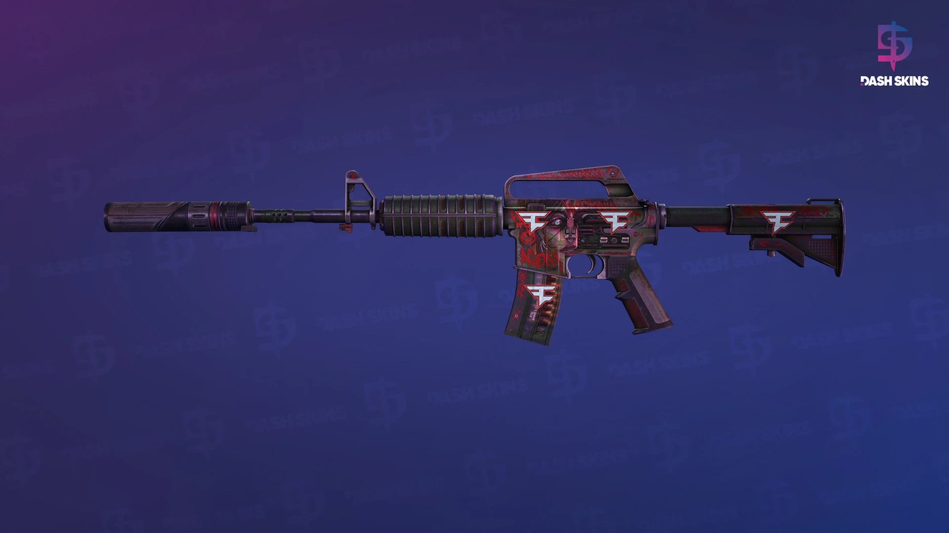 M4A1-S | Night Terror (Well-Worn) Screenshot Playside