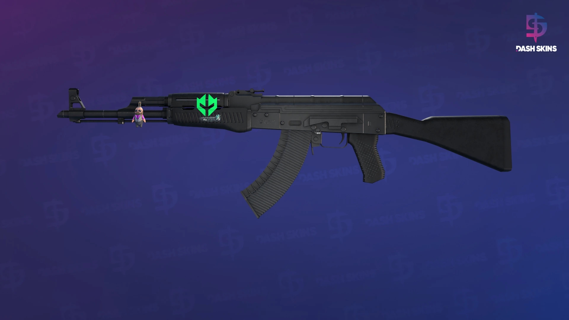 AK-47 | Slate (Well-Worn) Screenshot Playside