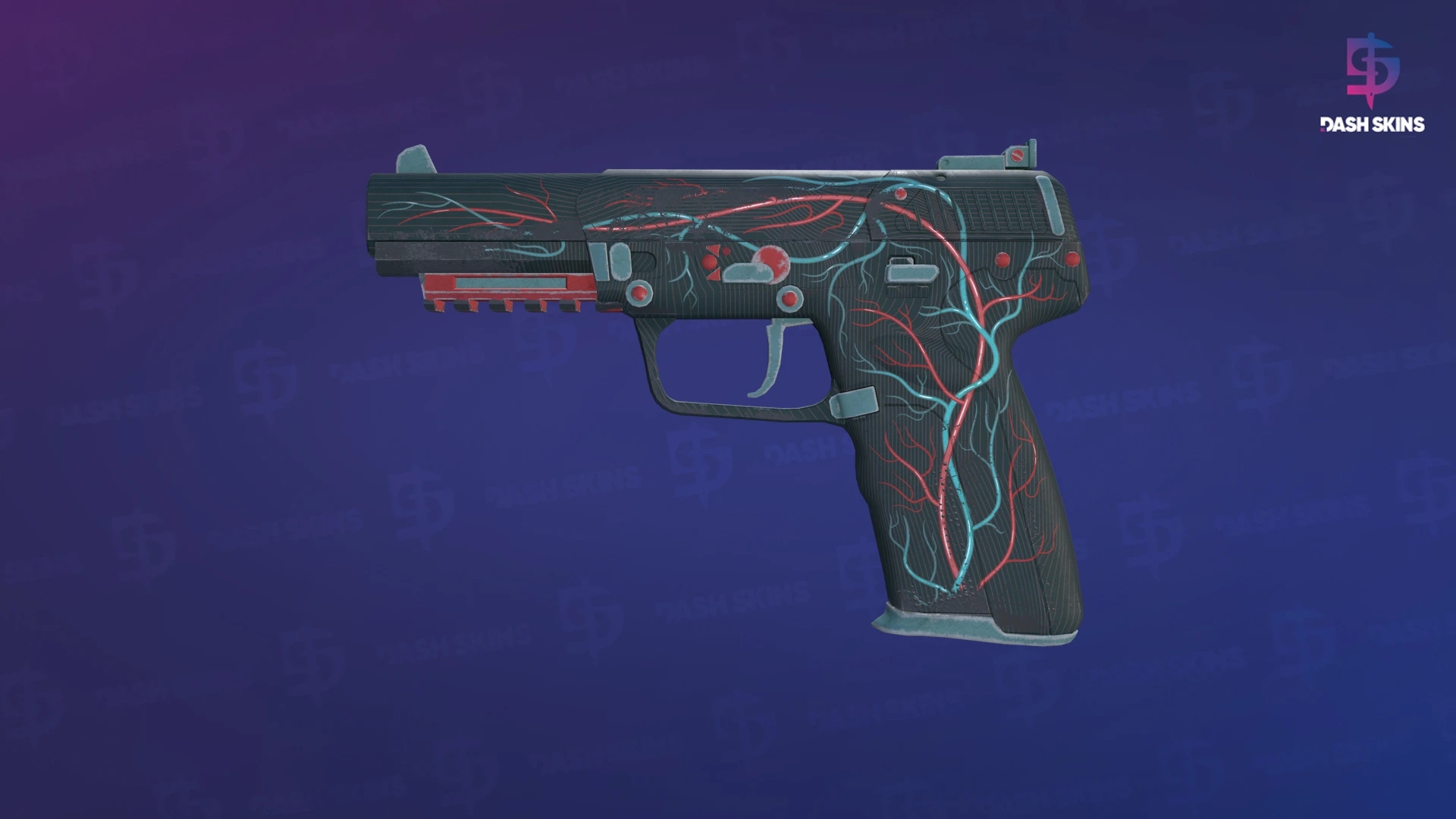 Five-SeveN | Capillary (Battle-Scarred) Screenshot Playside