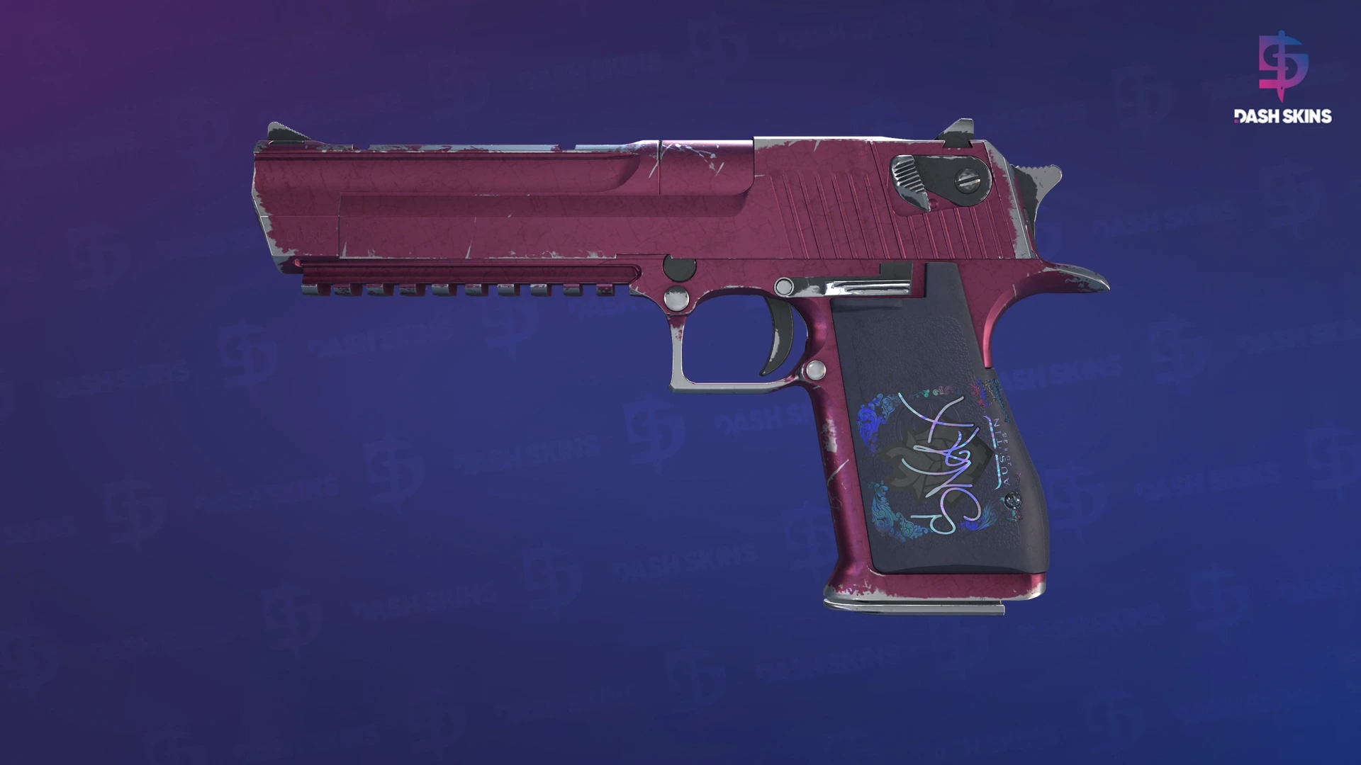Desert Eagle | Mulberry (Well-Worn) Screenshot Playside
