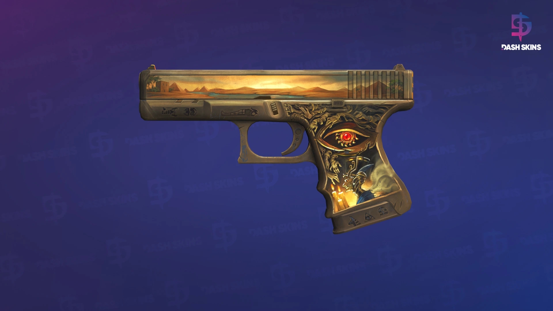 Glock-18 | Ramese's Reach (Minimal Wear) Screenshot Playside