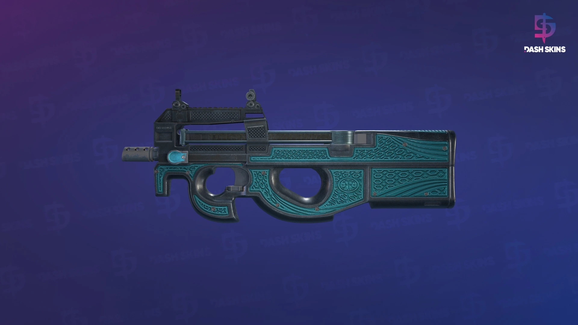 P90 | Traction (Battle-Scarred) Screenshot Playside