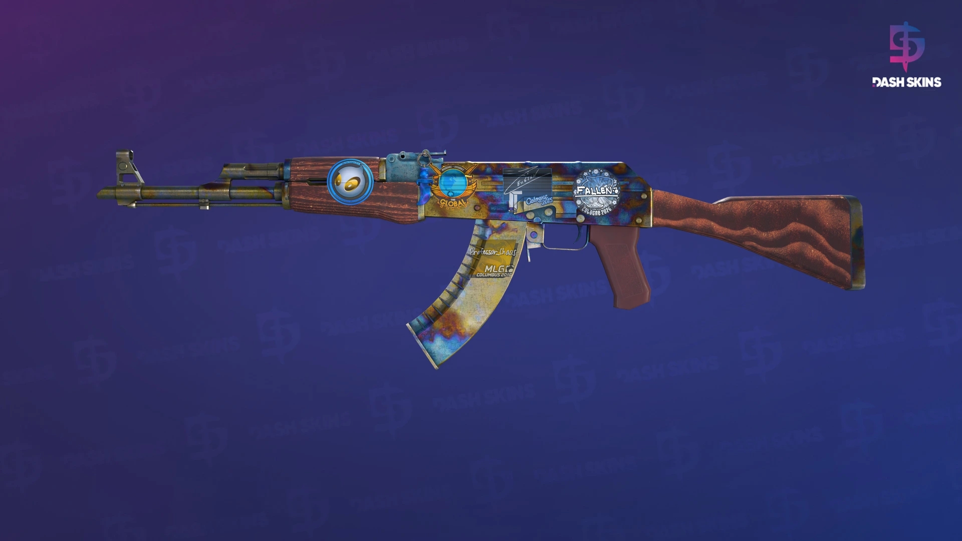 AK-47 | Case Hardened (Battle-Scarred) Screenshot Playside