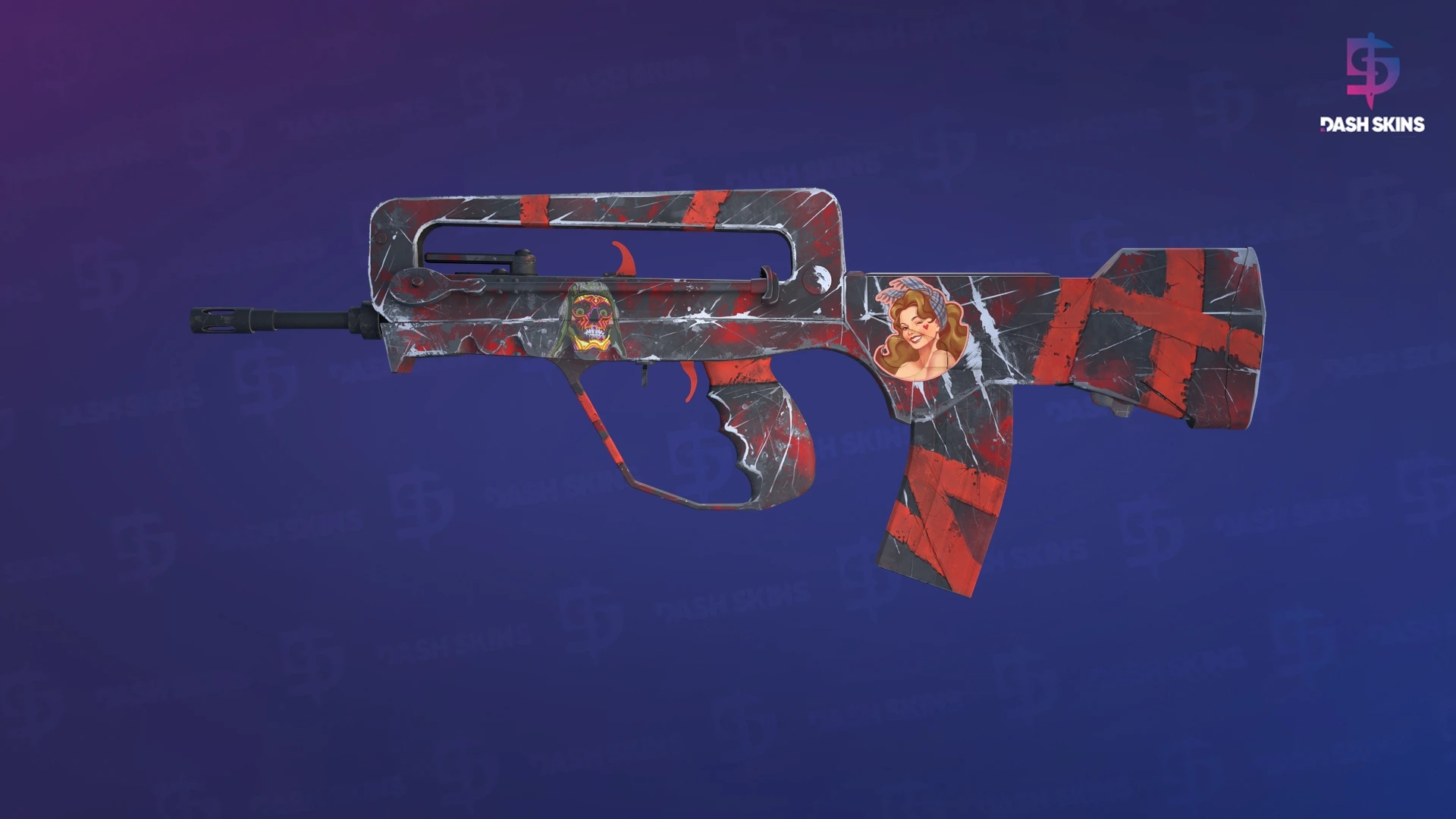 FAMAS | Survivor Z (Factory New) Screenshot Playside