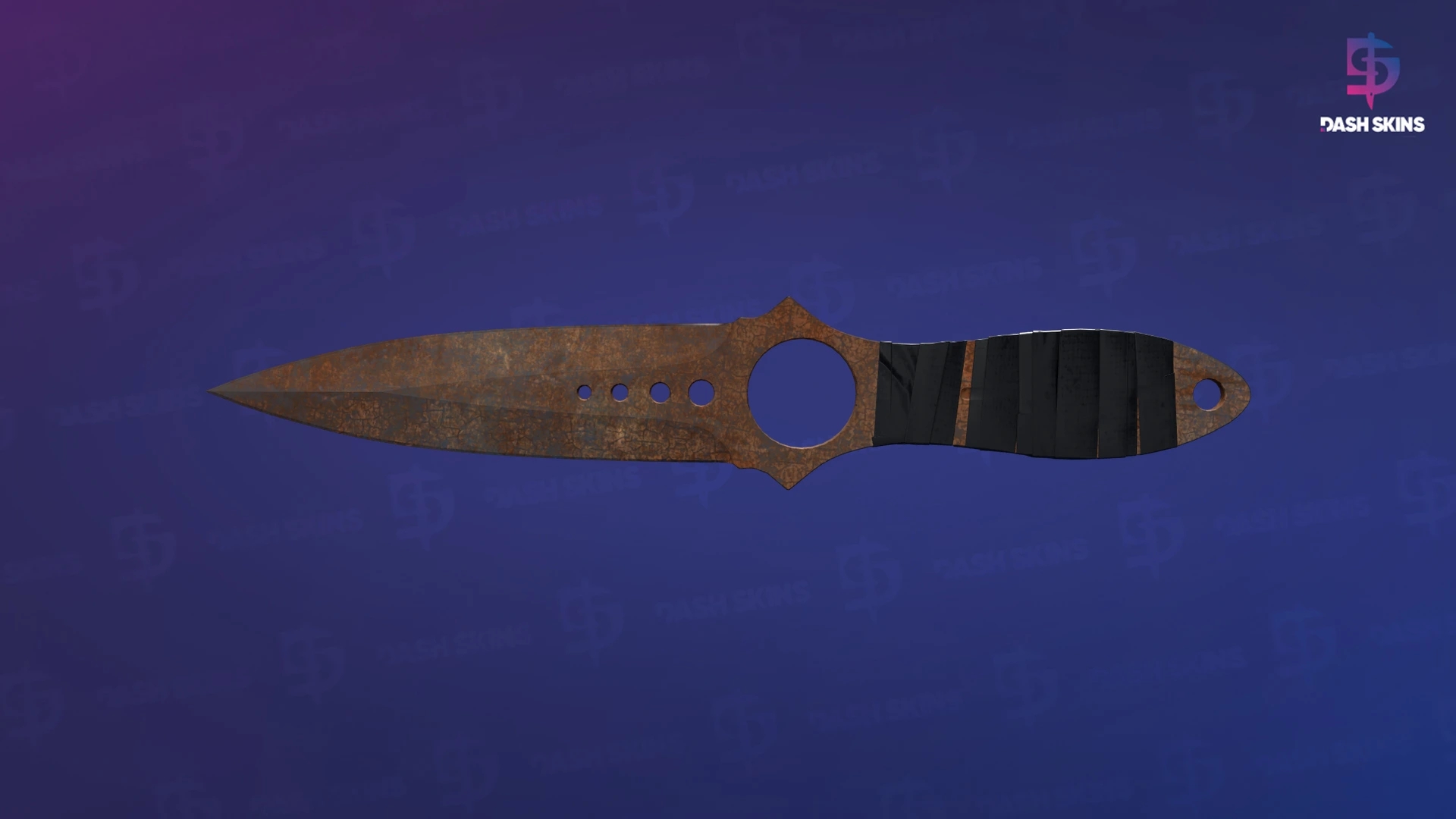 ★ Skeleton Knife | Rust Coat (Battle-Scarred) Screenshot Playside